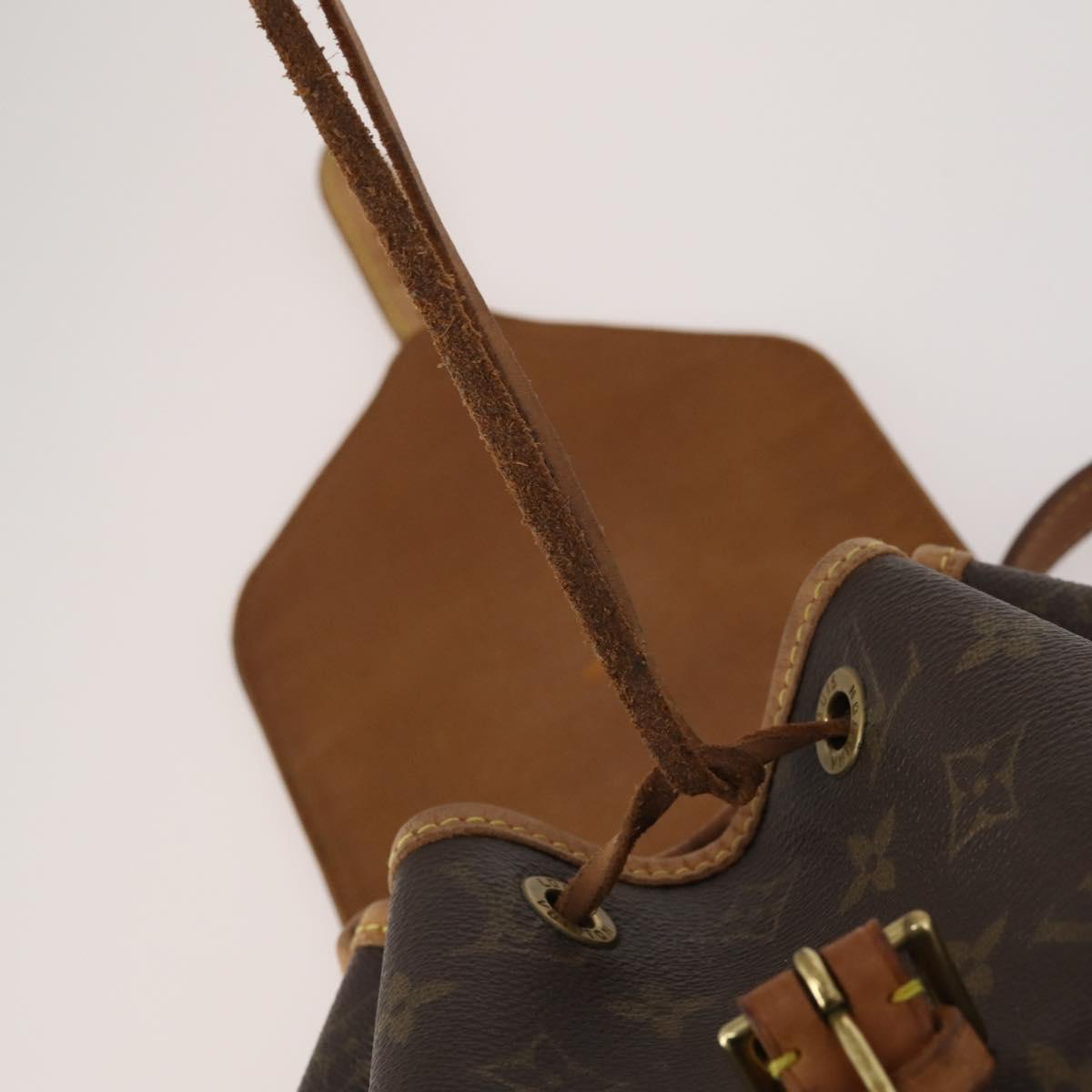 LOUIS VUITTON Monogram Montsouris MM Backpack M51136 LV Auth 203175A