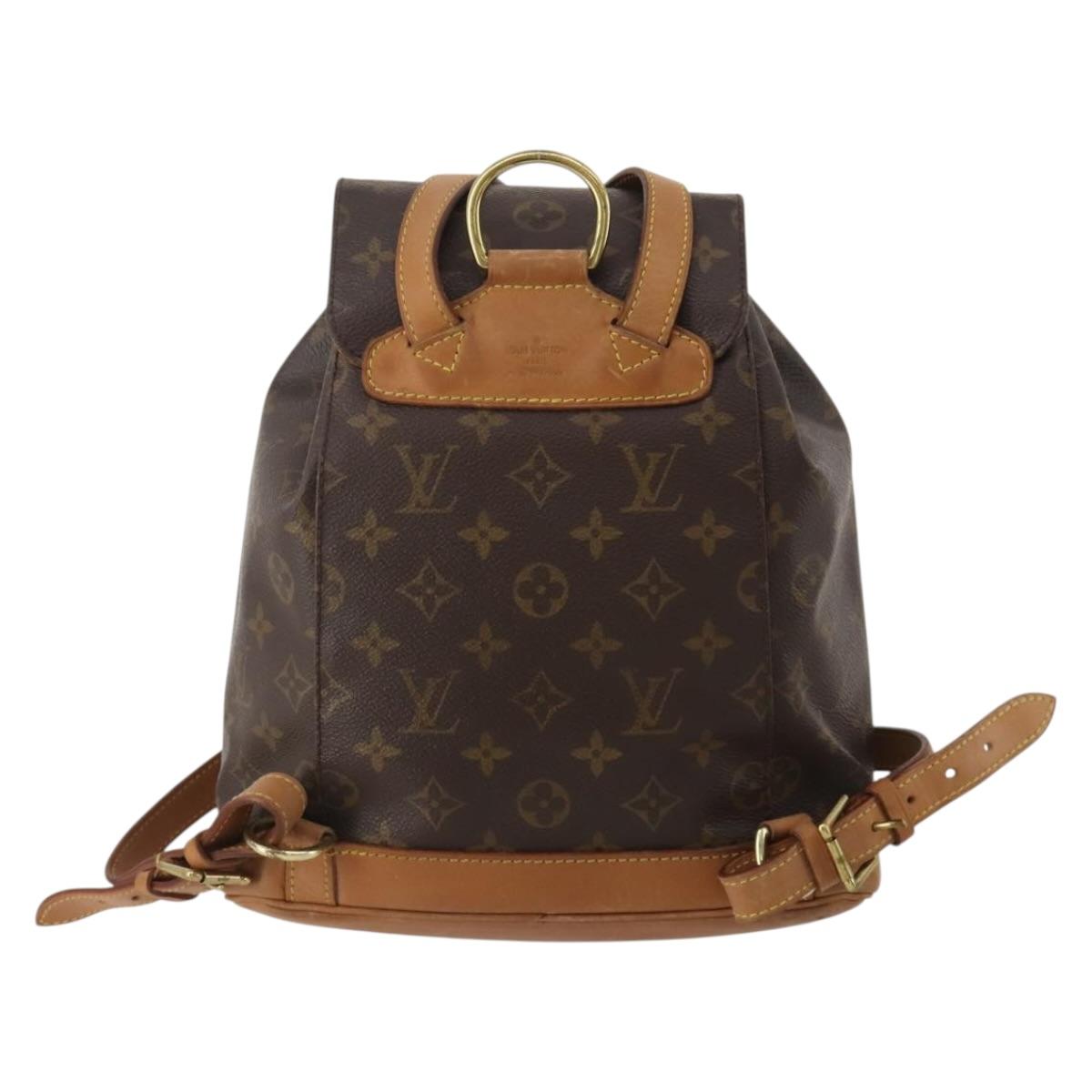 LOUIS VUITTON Monogram Montsouris MM Backpack M51136 LV Auth 203175A