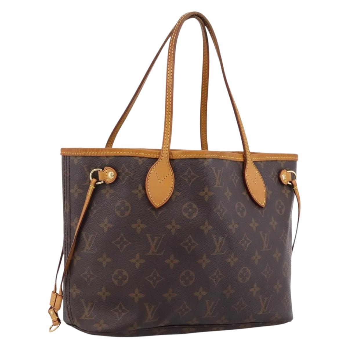 LOUIS VUITTON Monogram Neverfull PM Tote Bag M40155 LV Auth 203177A
