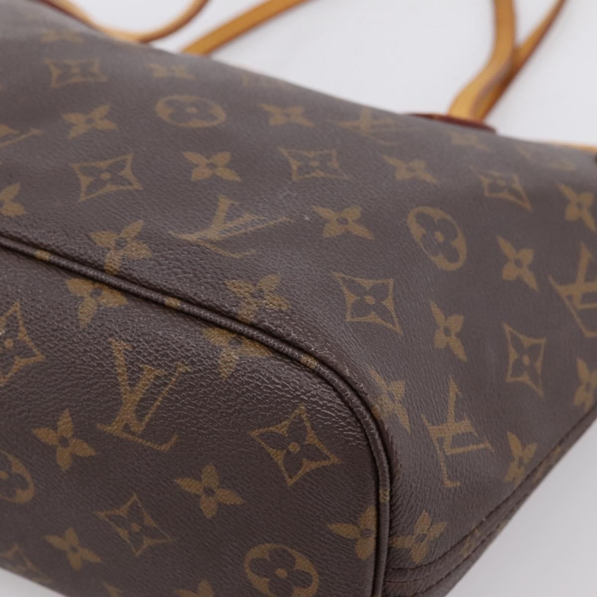 LOUIS VUITTON Monogram Neverfull PM Tote Bag M40155 LV Auth 203177A