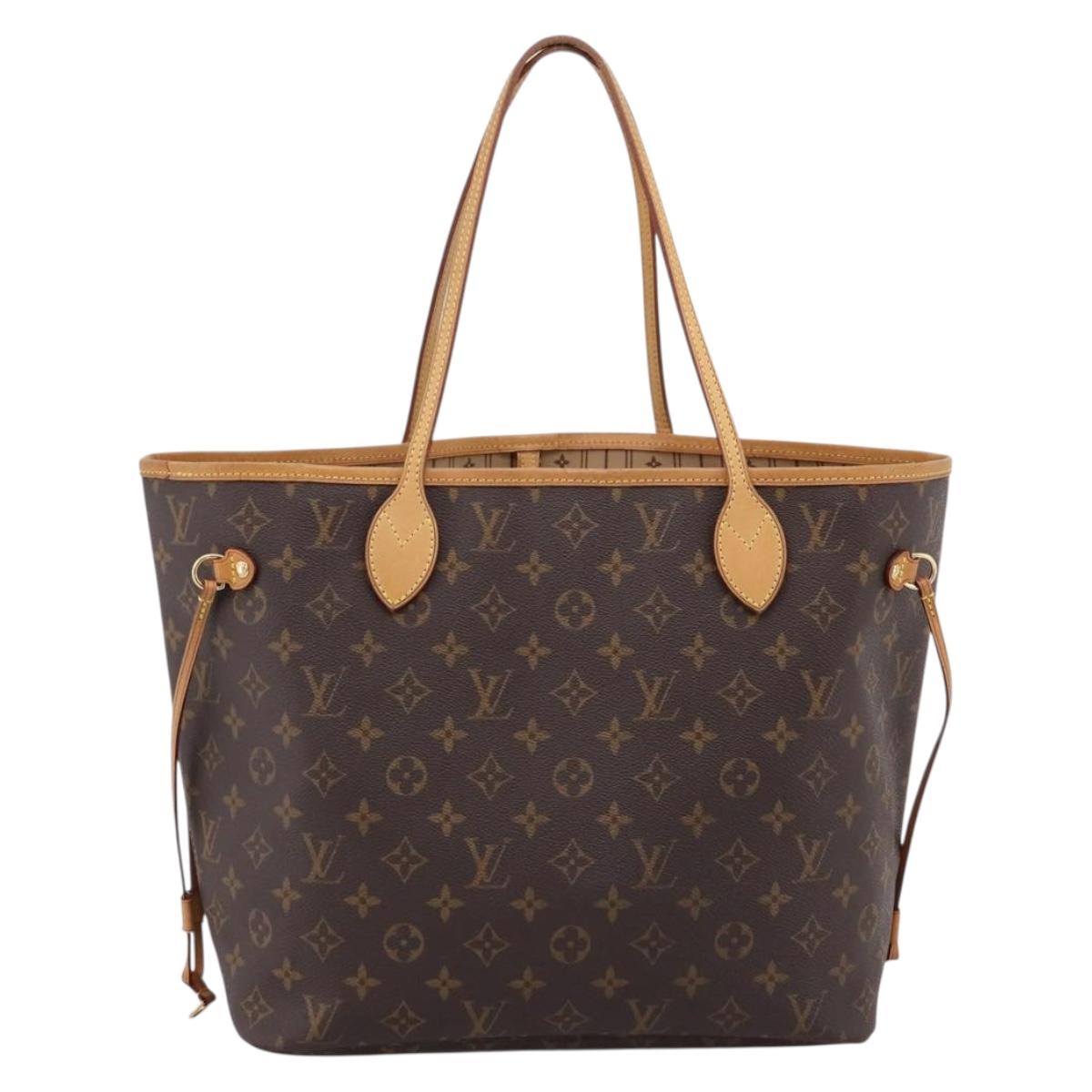 LOUIS VUITTON Monogram Neverfull MM Tote Bag M40156 LV Auth 203178V