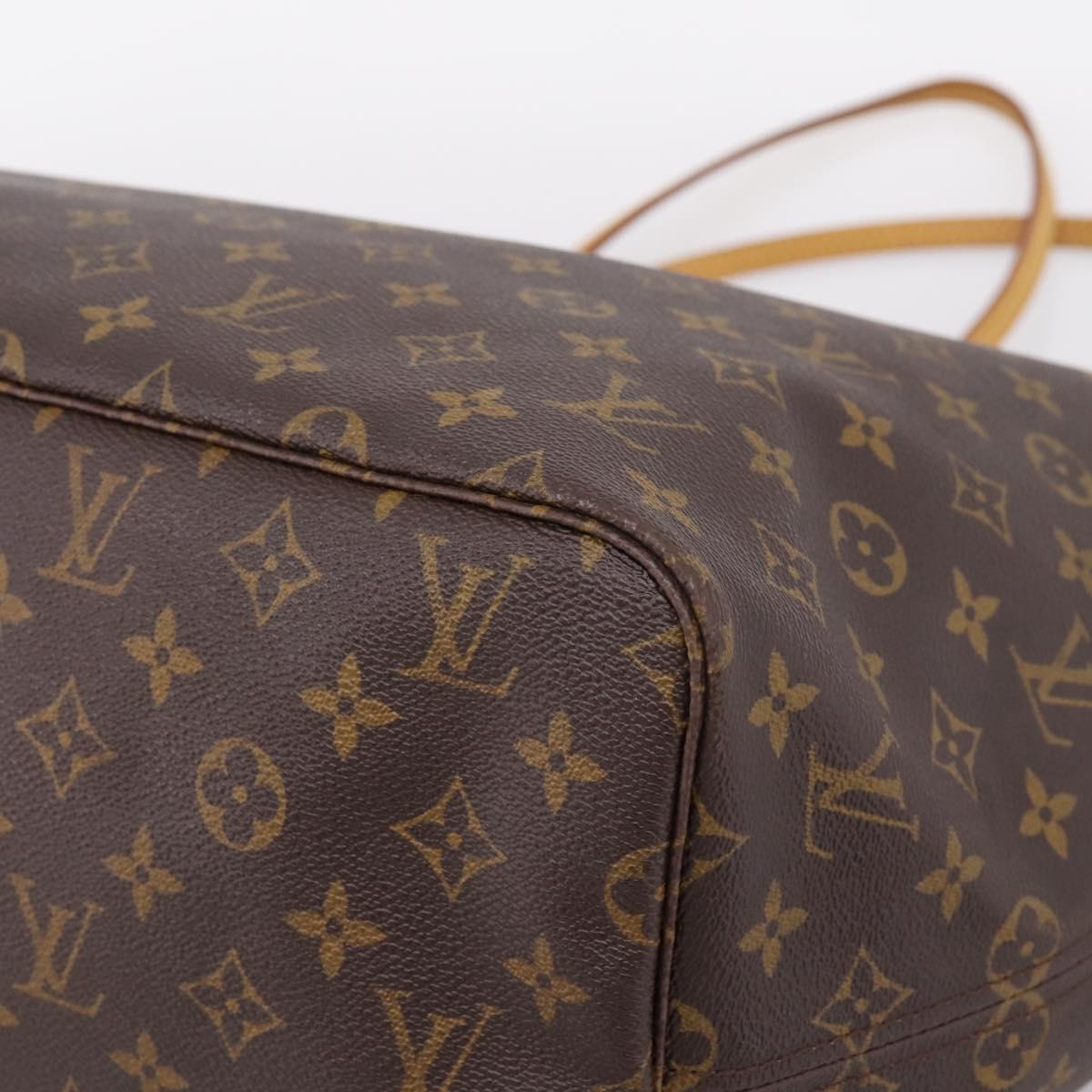 LOUIS VUITTON Monogram Neverfull GM Tote Bag M40157 LV Auth 203186V