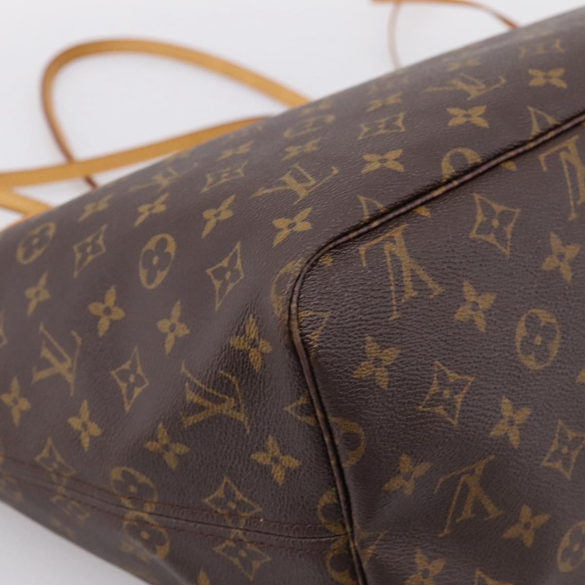 LOUIS VUITTON Monogram Neverfull GM Tote Bag M40157 LV Auth 203186V