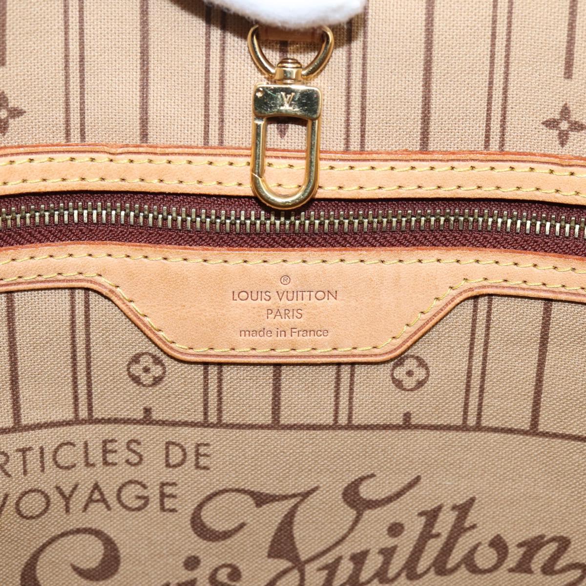 LOUIS VUITTON Monogram Neverfull GM Tote Bag M40157 LV Auth 203186V