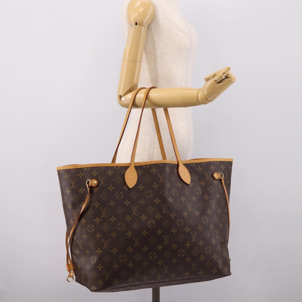 LOUIS VUITTON Monogram Neverfull GM Tote Bag M40157 LV Auth 203186V