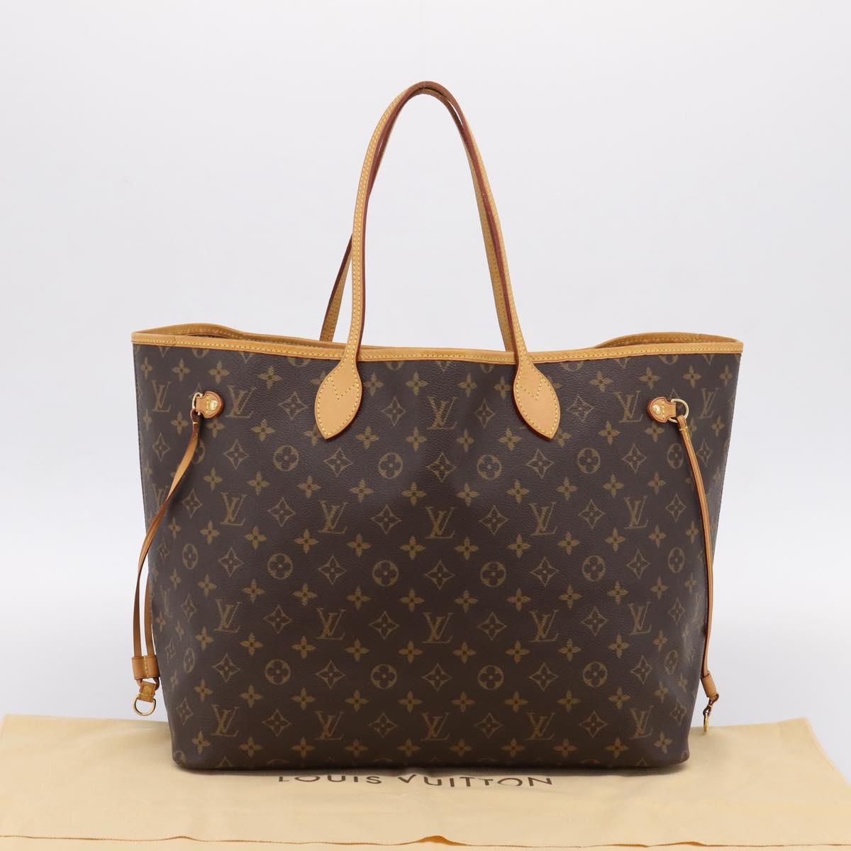 LOUIS VUITTON Monogram Neverfull GM Tote Bag M40157 LV Auth 203186V