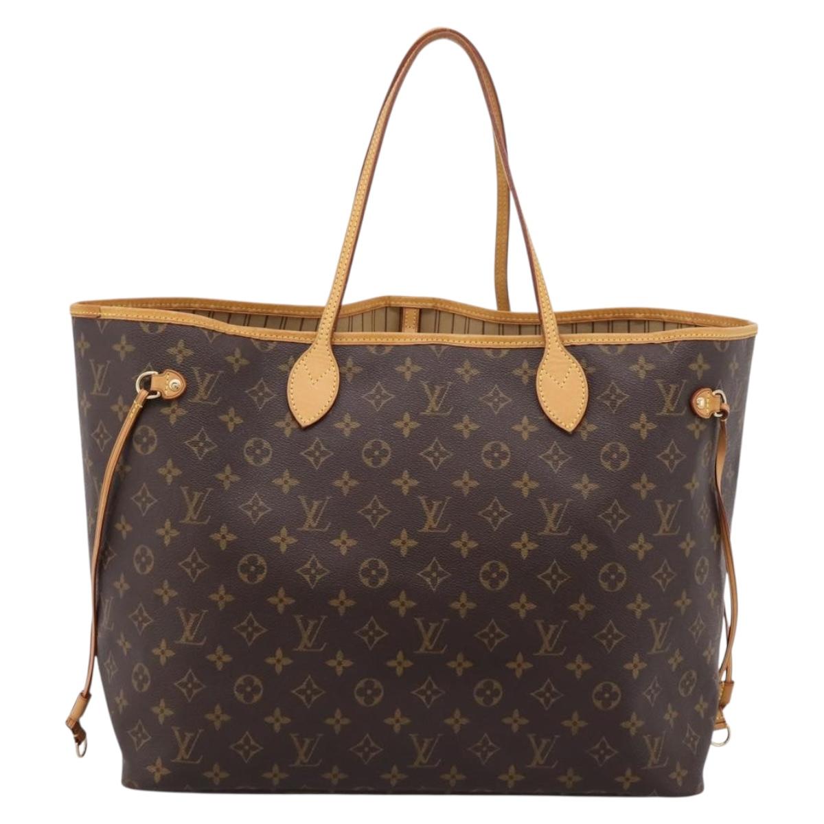 LOUIS VUITTON Monogram Neverfull GM Tote Bag M40157 LV Auth 203186V