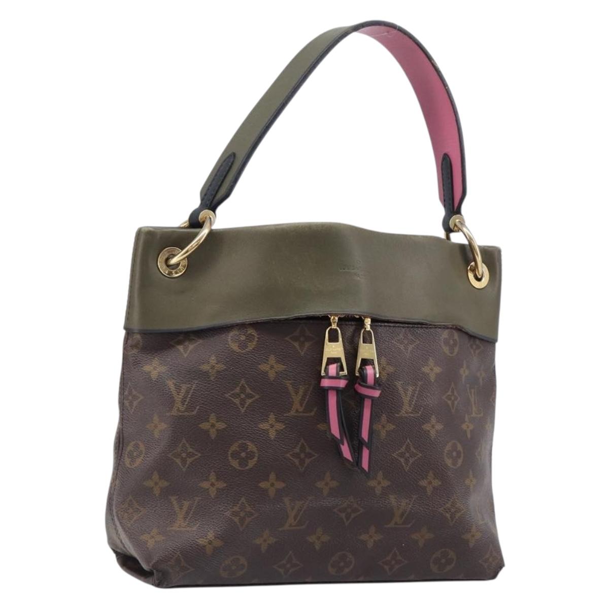 LOUIS VUITTON Monogram Tuile Reevess Shoulder Bag M43159 LV Auth 203187