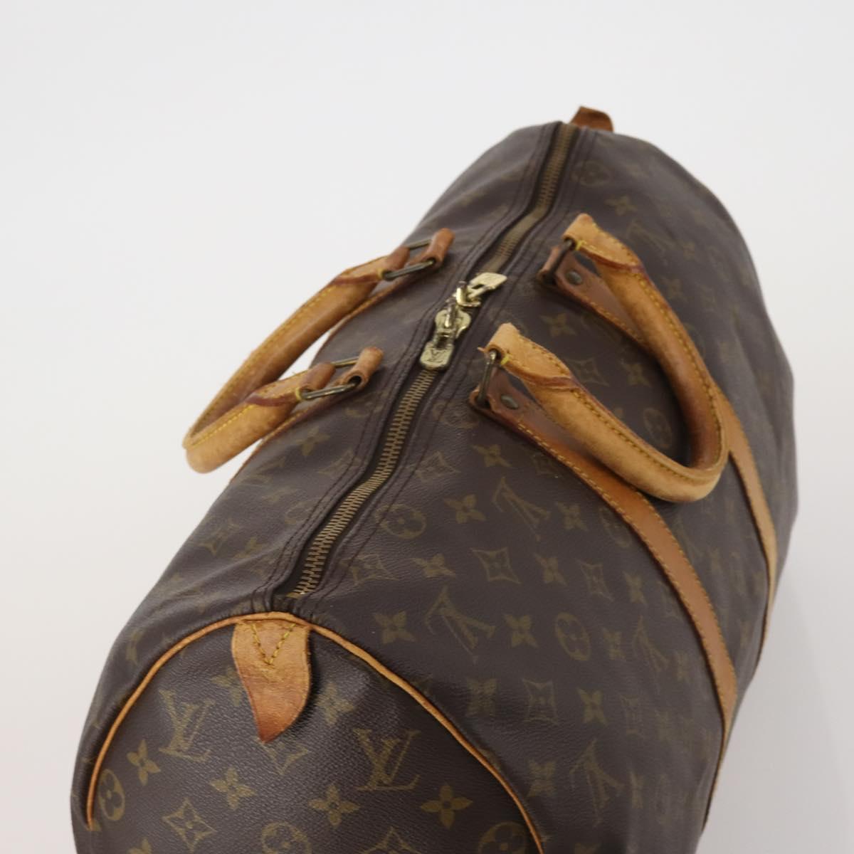 LOUIS VUITTON Monogram Keepall 45 Boston Bag M41428 LV Auth 203188
