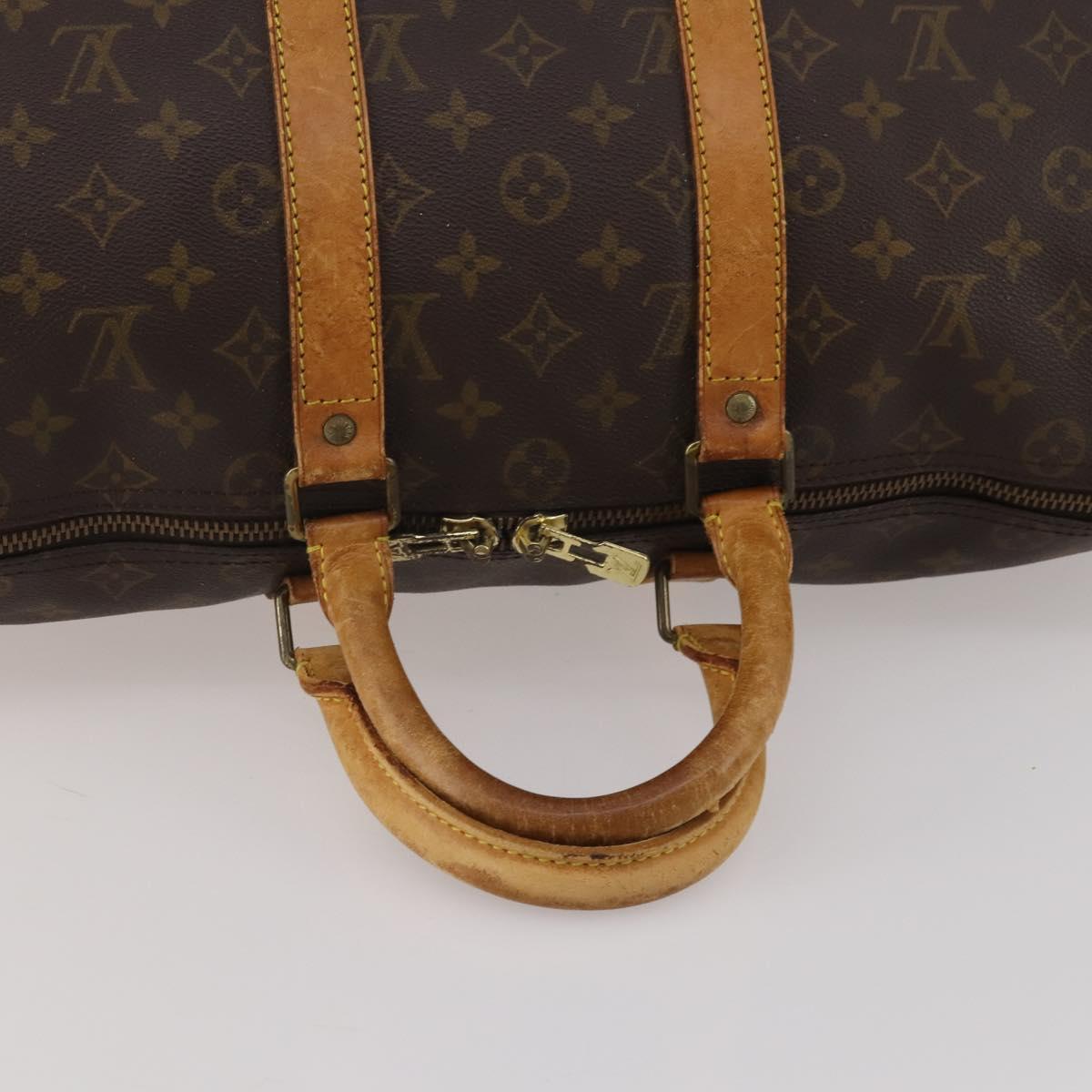 LOUIS VUITTON Monogram Keepall 45 Boston Bag M41428 LV Auth 203188