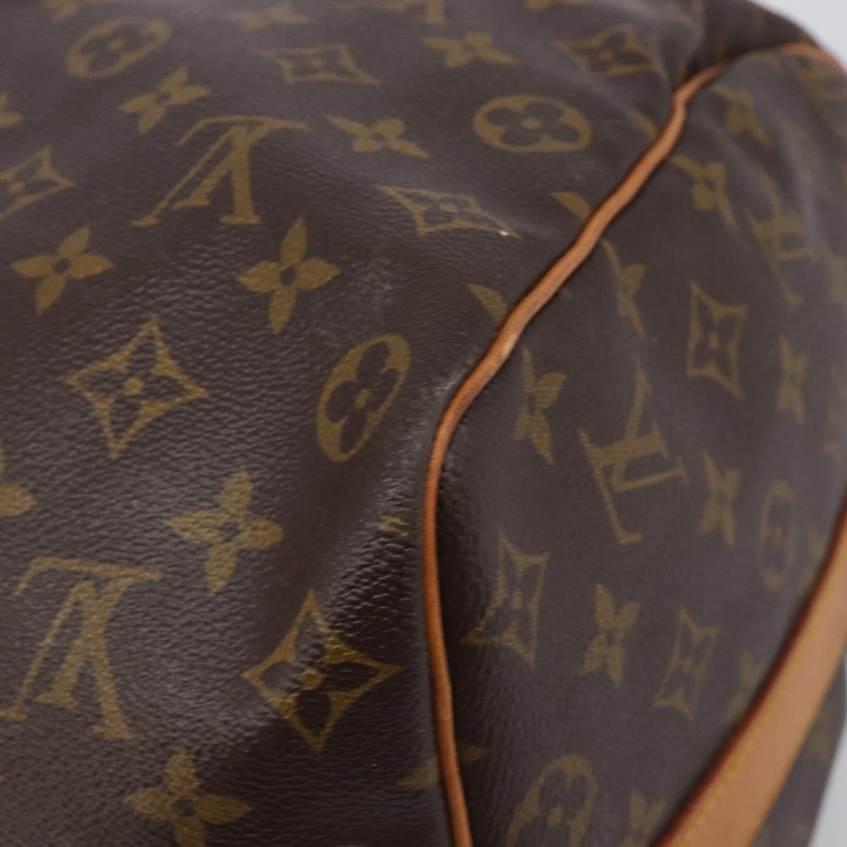 LOUIS VUITTON Monogram Keepall Bandouliere 50 Boston Bag M41416 LV Auth 203189V