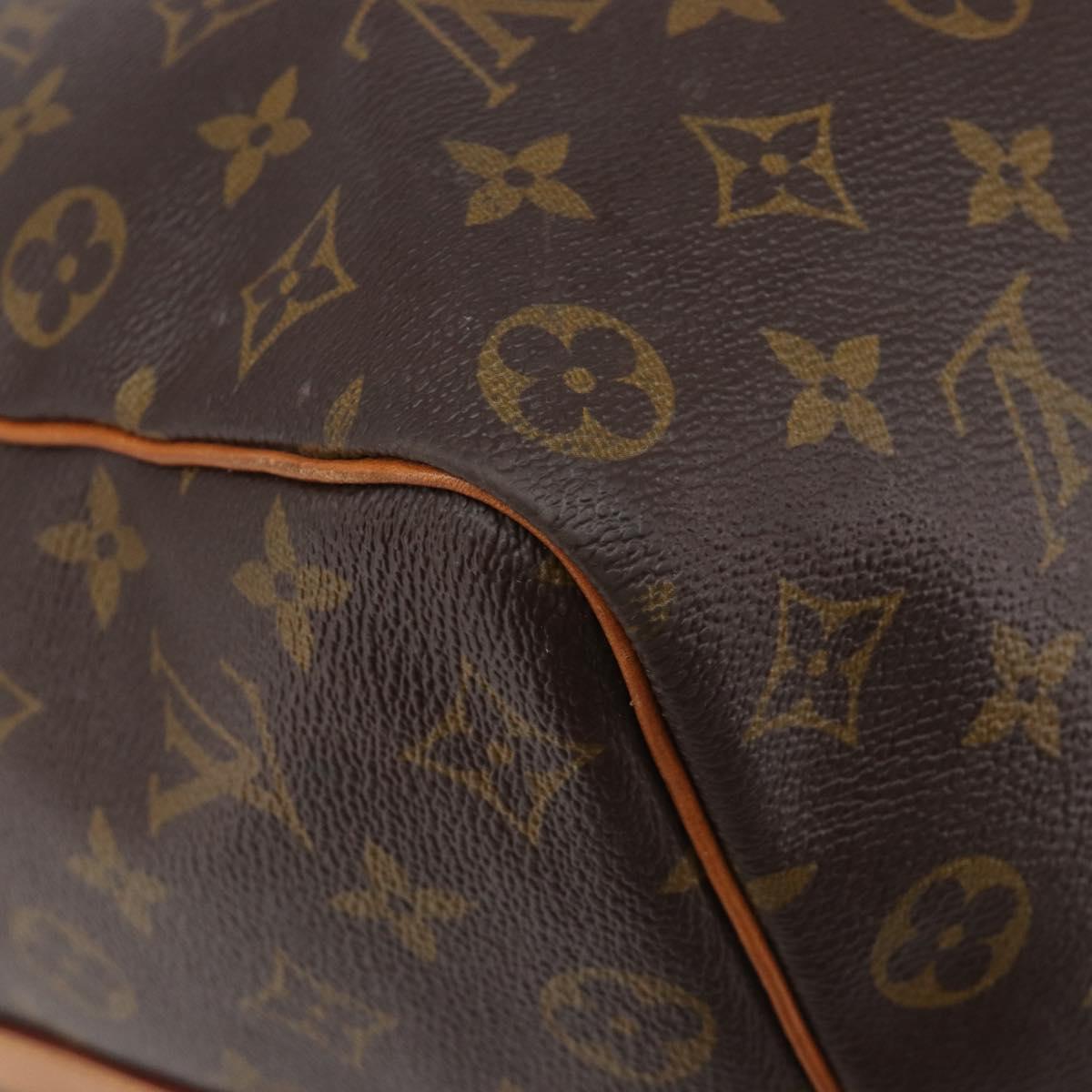 LOUIS VUITTON Monogram Keepall Bandouliere 50 Boston Bag M41416 LV Auth 203189V