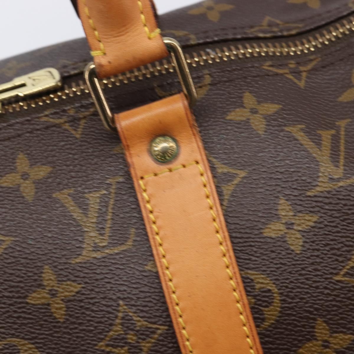 LOUIS VUITTON Monogram Keepall Bandouliere 50 Boston Bag M41416 LV Auth 203189V