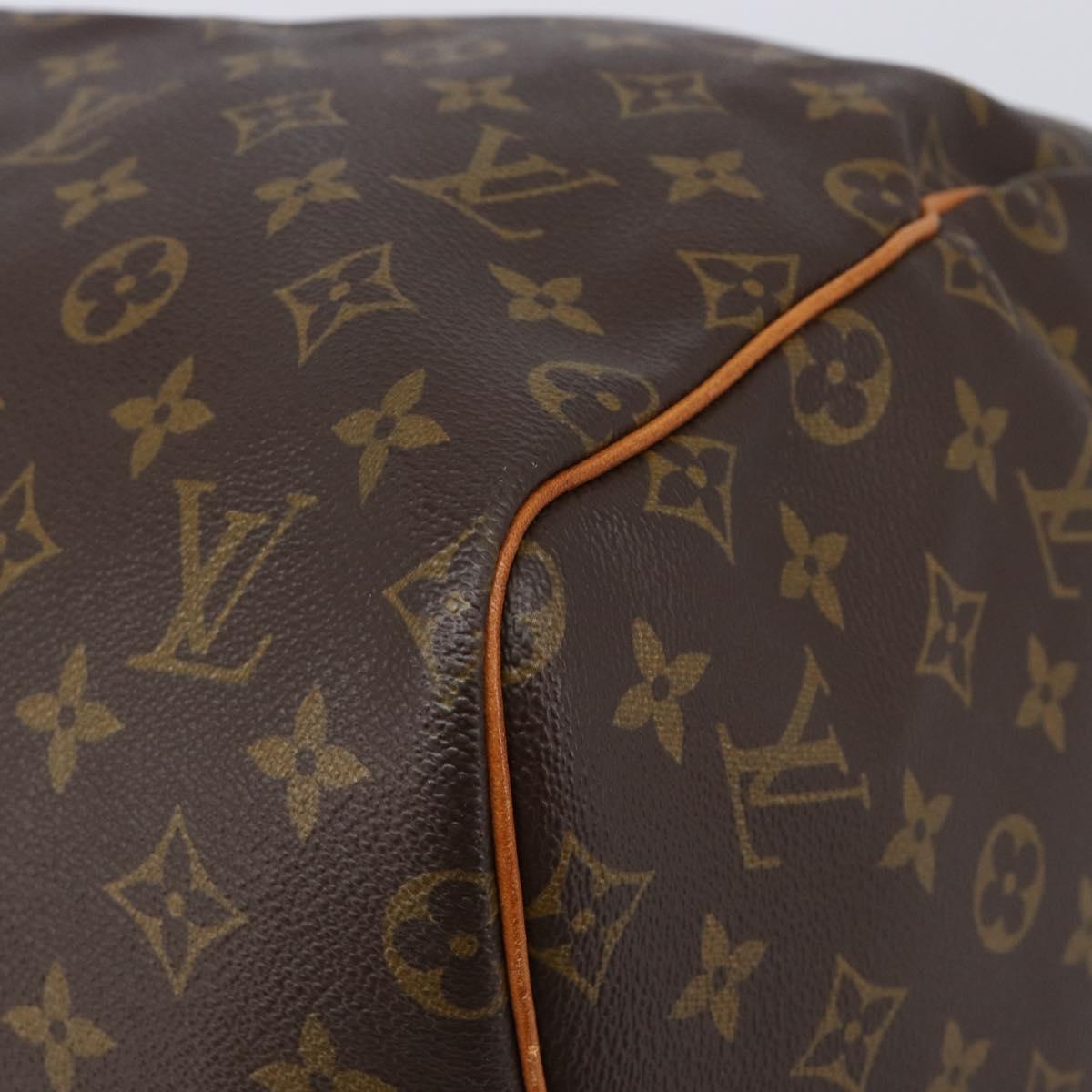 LOUIS VUITTON Monogram Keepall 55 Boston Bag M41424 LV Auth 203190V