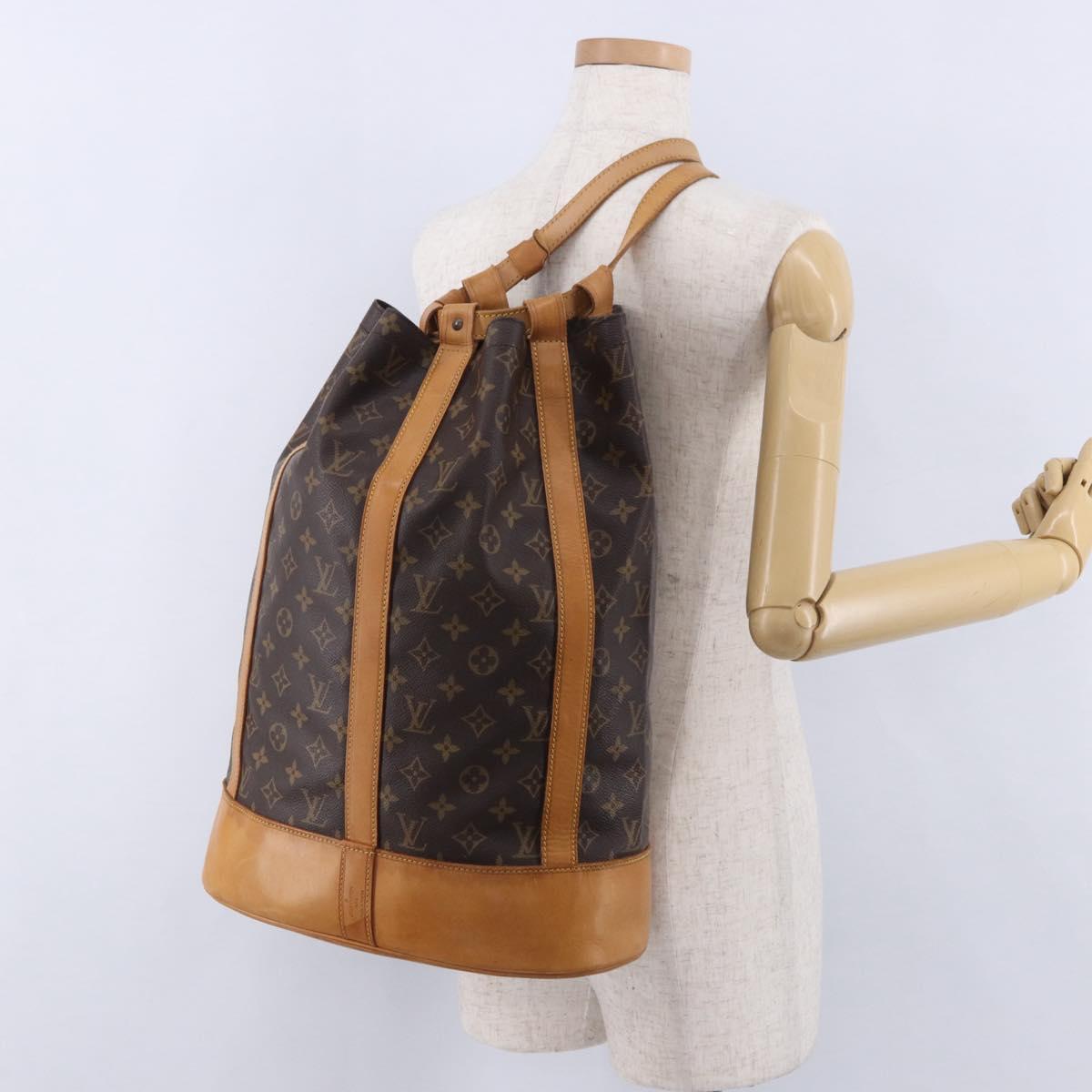 LOUIS VUITTON Monogram Randonnee PM Shoulder Bag M42243 LV Auth 203192A