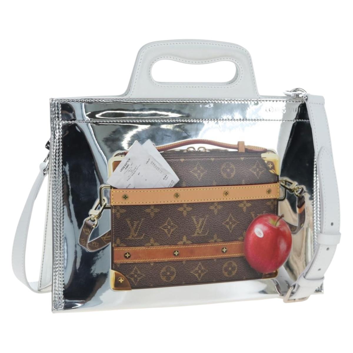 LOUIS VUITTON Freezer Bags Soft Trunk Patent leather M23123 LV Auth 203200SAM