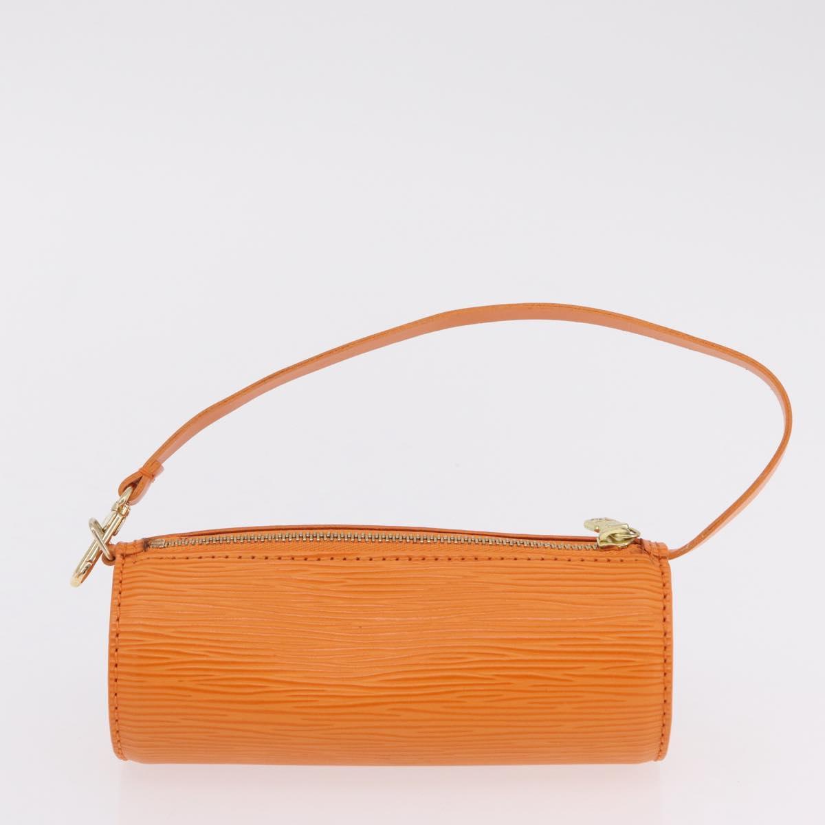LOUIS VUITTON Epi Soufflot Hand Bag Orange Mandarin M5222H LV Auth 203201V