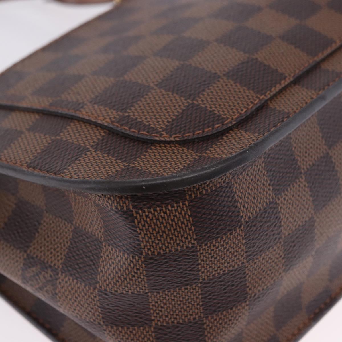 LOUIS VUITTON Damier Ebene Beaumarche Shoulder Bag N40147 LV Auth 203205A