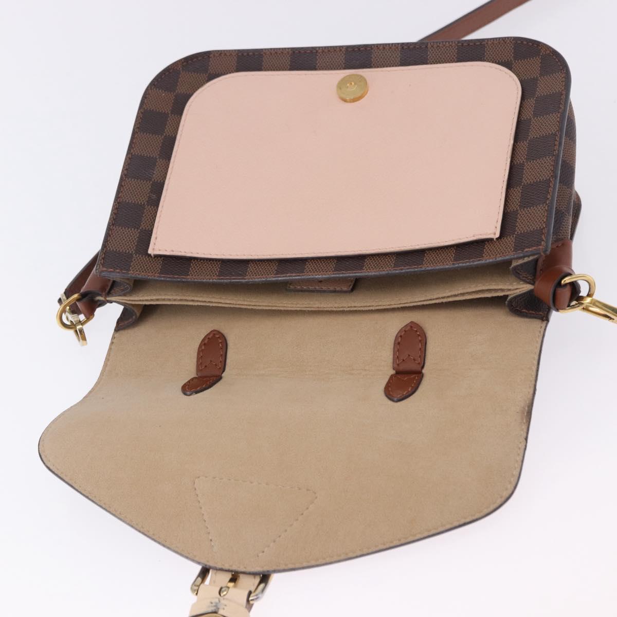 LOUIS VUITTON Damier Ebene Beaumarche Shoulder Bag N40147 LV Auth 203205A