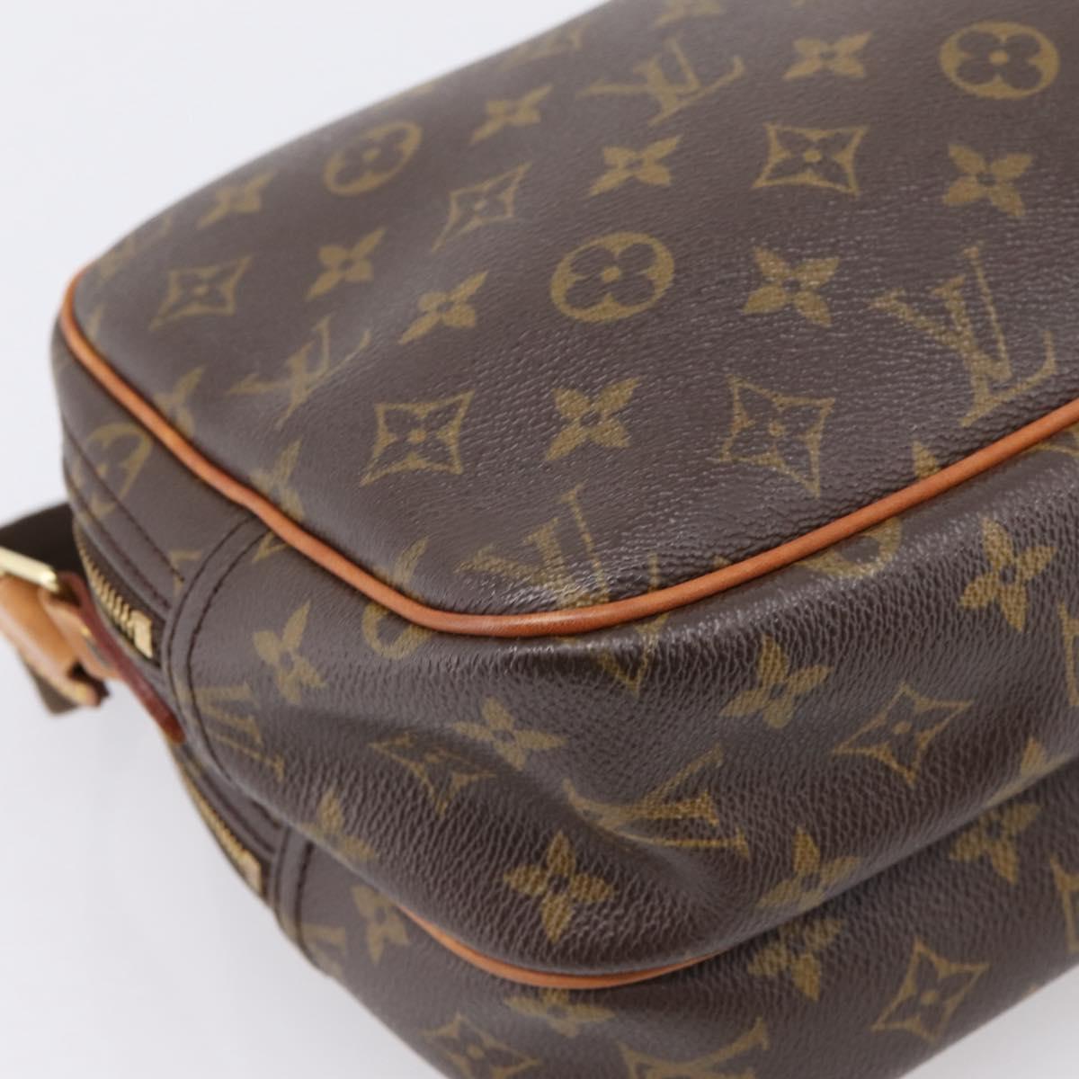 LOUIS VUITTON Monogram Reporter PM Shoulder Bag M45254 LV Auth 203207A