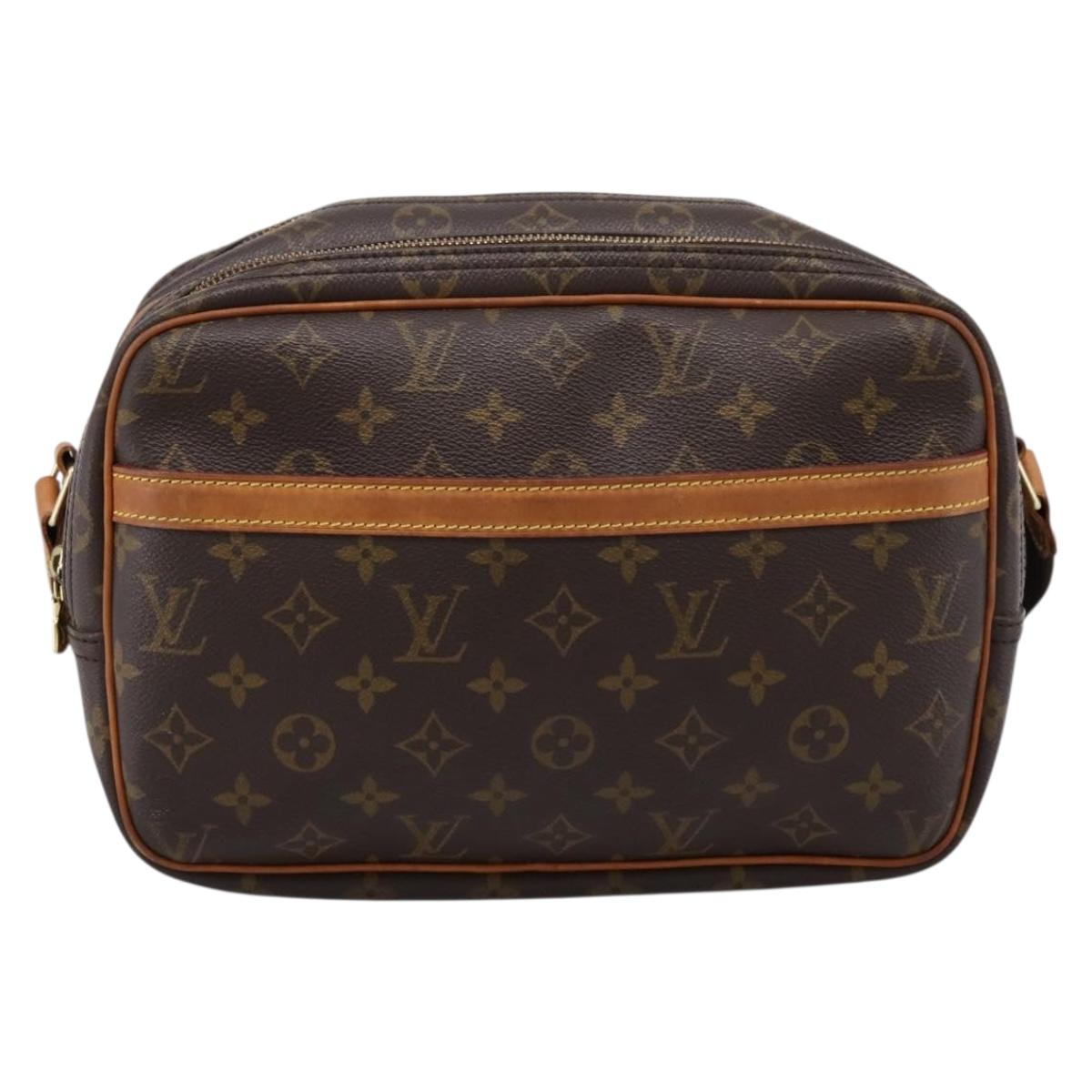 LOUIS VUITTON Monogram Reporter PM Shoulder Bag M45254 LV Auth 203207A