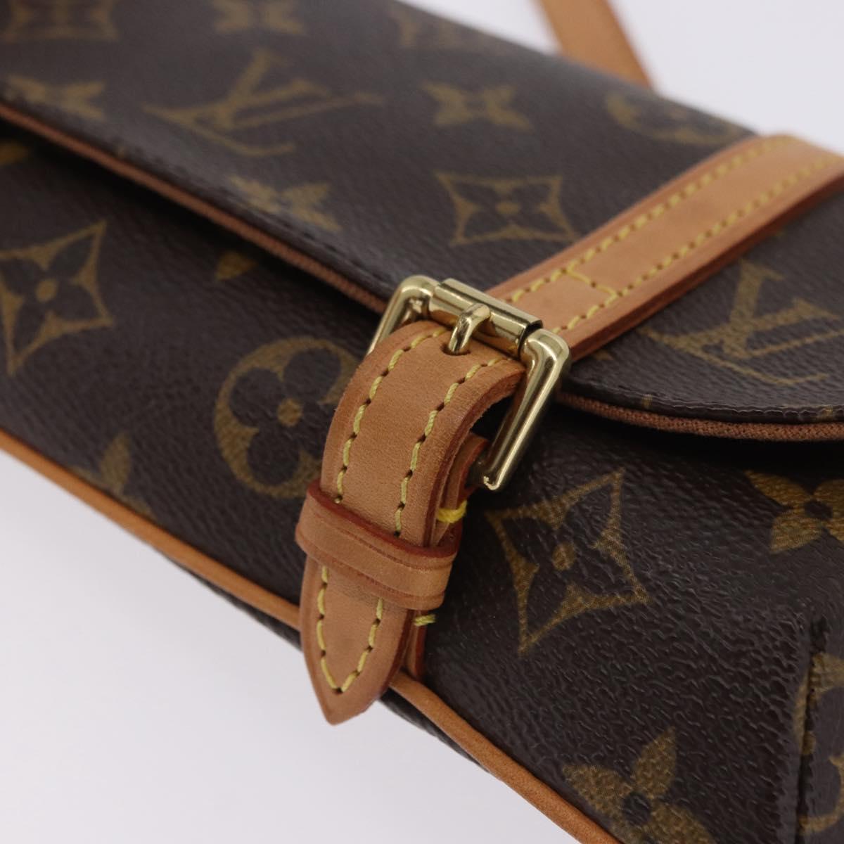 LOUIS VUITTON Monogram Pochette marrell Waist bag M51159 LV Auth 203214V