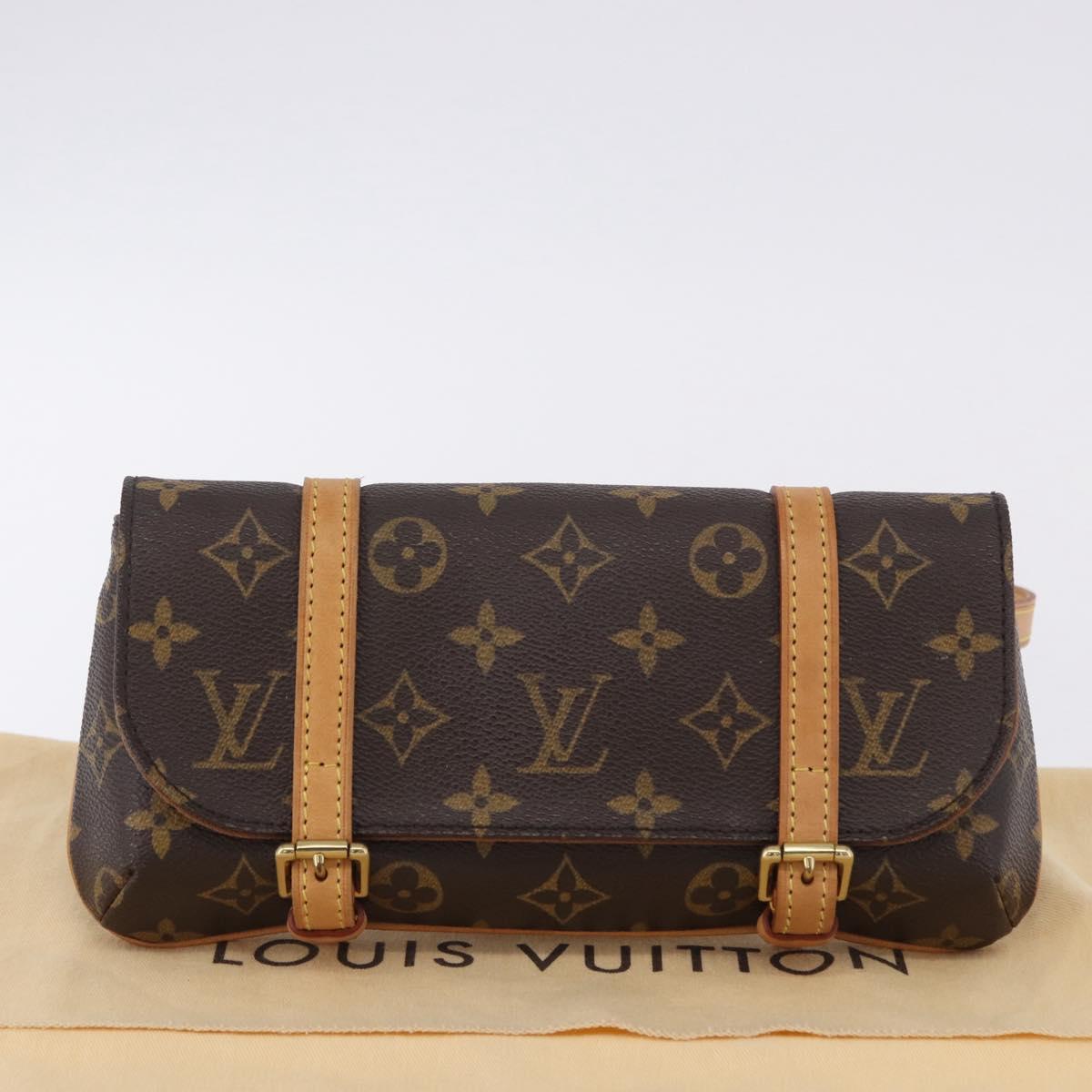 LOUIS VUITTON Monogram Pochette marrell Waist bag M51159 LV Auth 203214V