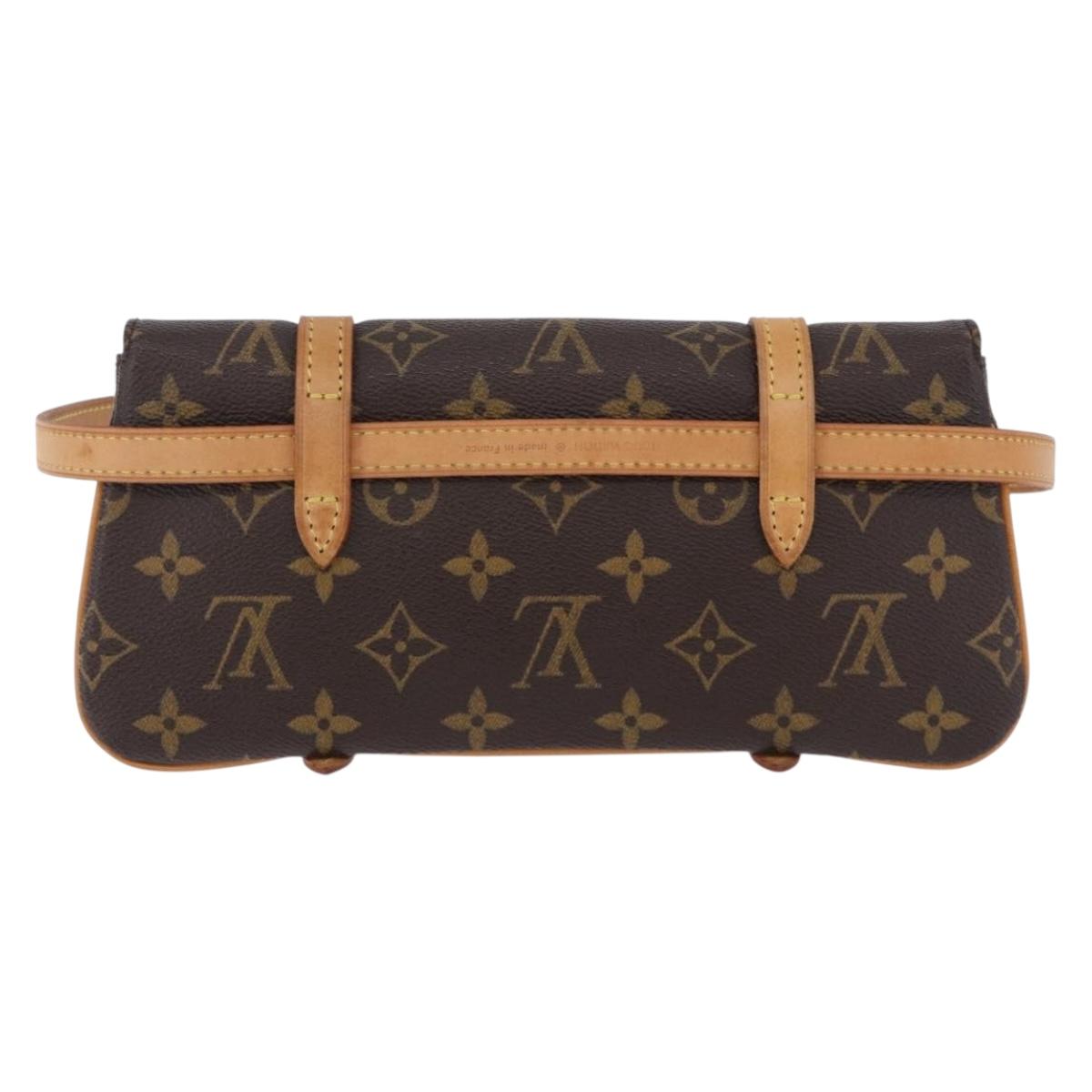 LOUIS VUITTON Monogram Pochette marrell Waist bag M51159 LV Auth 203214V