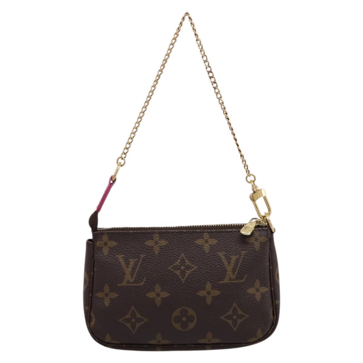 LOUIS VUITTON Monogram Ski Bear Mini Pochette Accessoires M67769 LV Auth 203222M