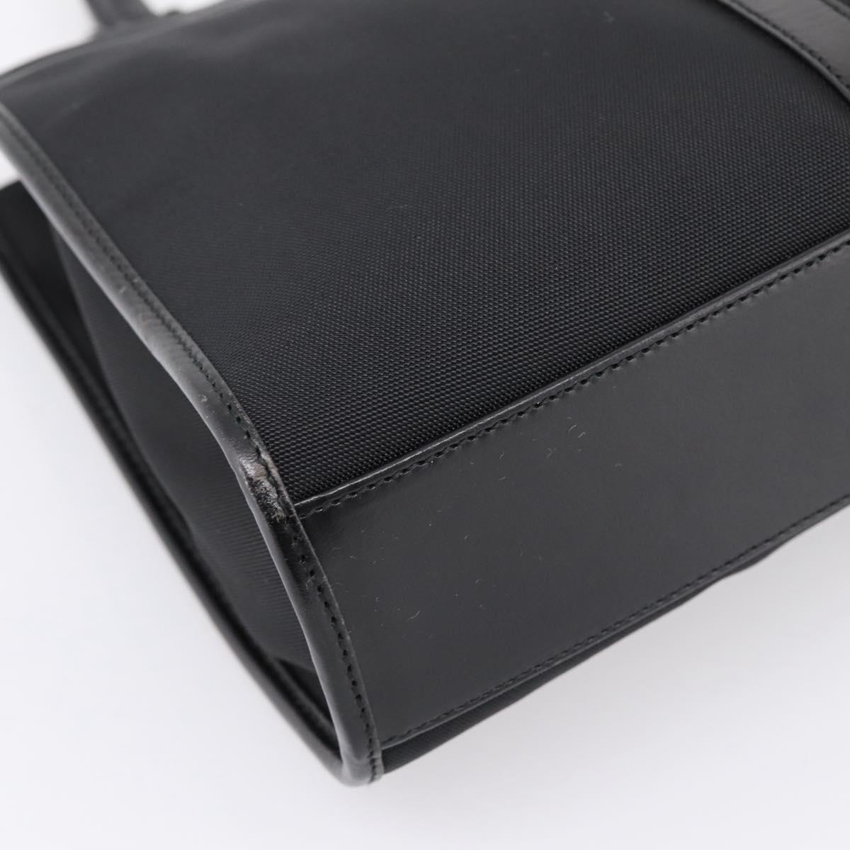 GUCCI Jackie Hand Bag Canvas Black Silver 002 1065 Auth 203243A