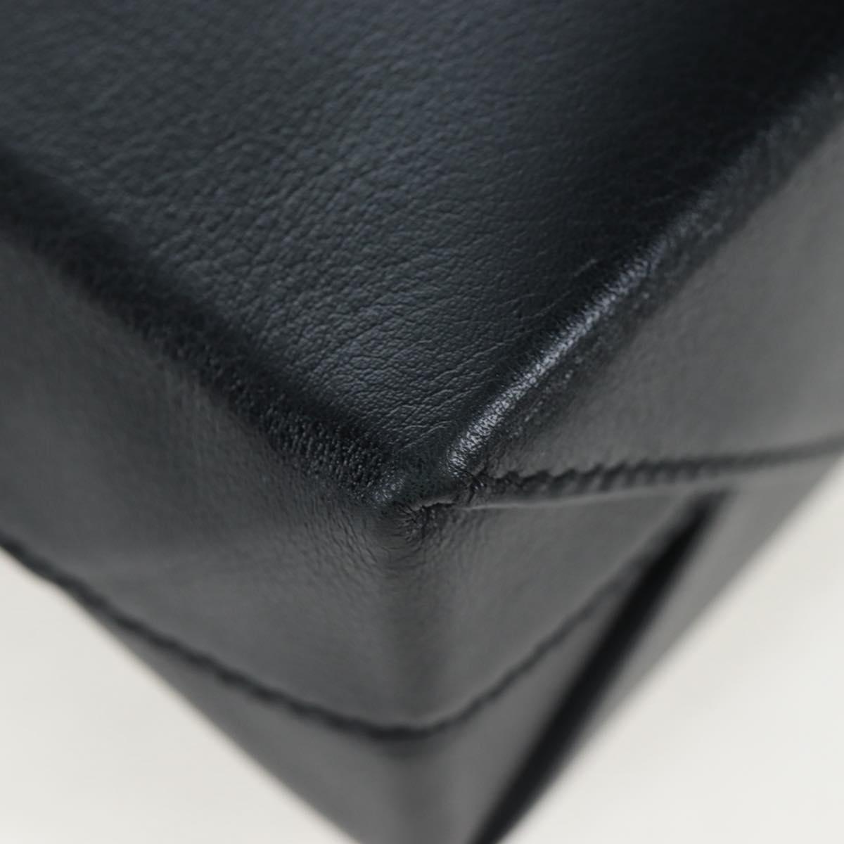 BALENCIAGA Duty Free Tote Bag Leather 2way Black Gold 787982 Auth 203253M