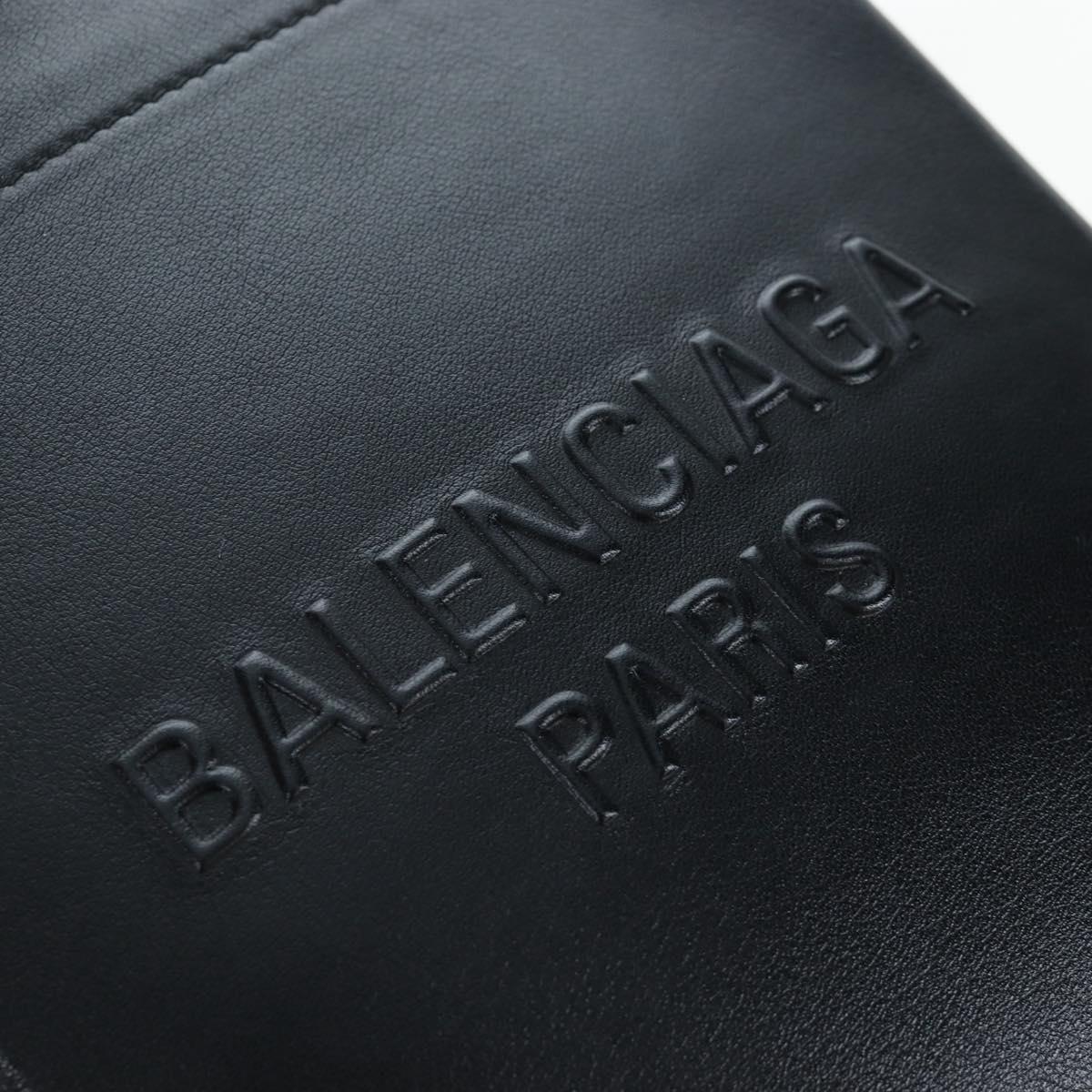 BALENCIAGA Duty Free Tote Bag Leather 2way Black Gold 787982 Auth 203253M