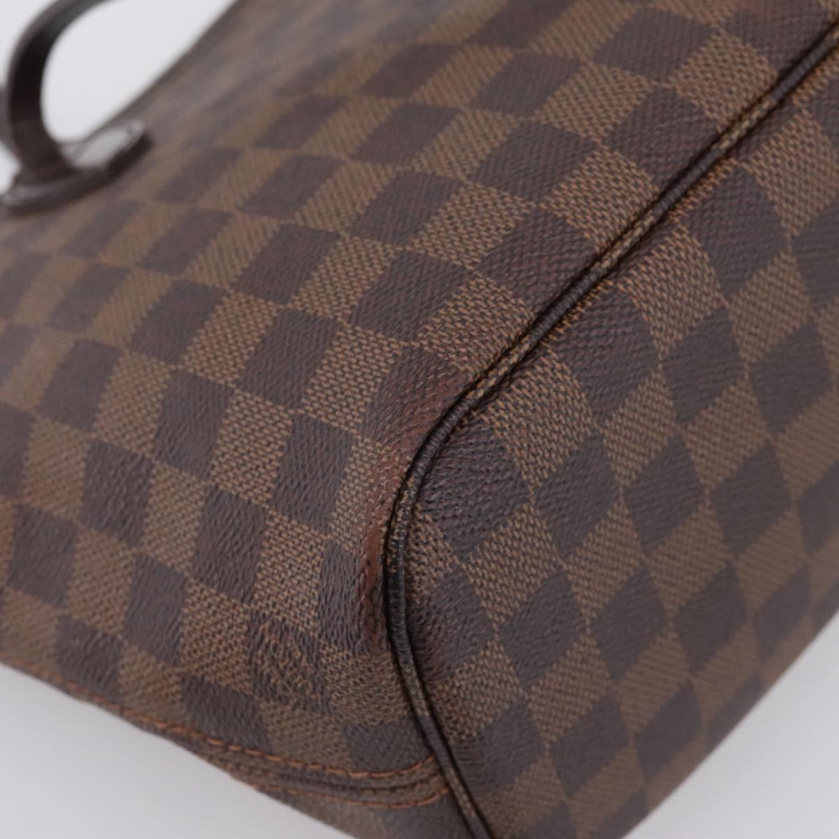LOUIS VUITTON Damier Ebene Neverfull PM Tote Bag N51109 LV Auth 203266A