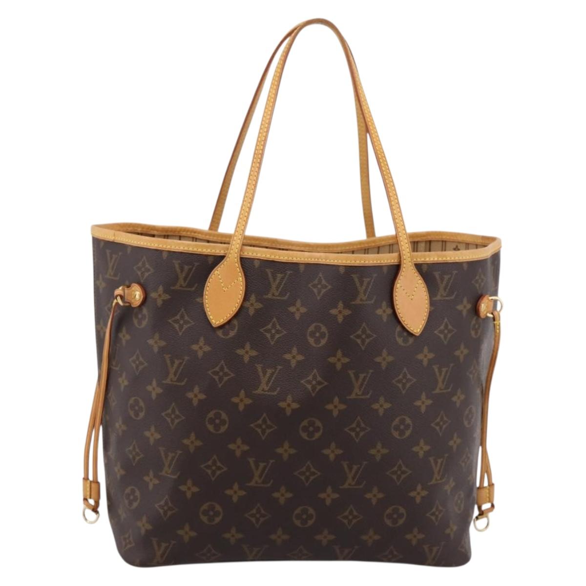 LOUIS VUITTON Monogram Neverfull MM Tote Bag M40156 LV Auth 203269V