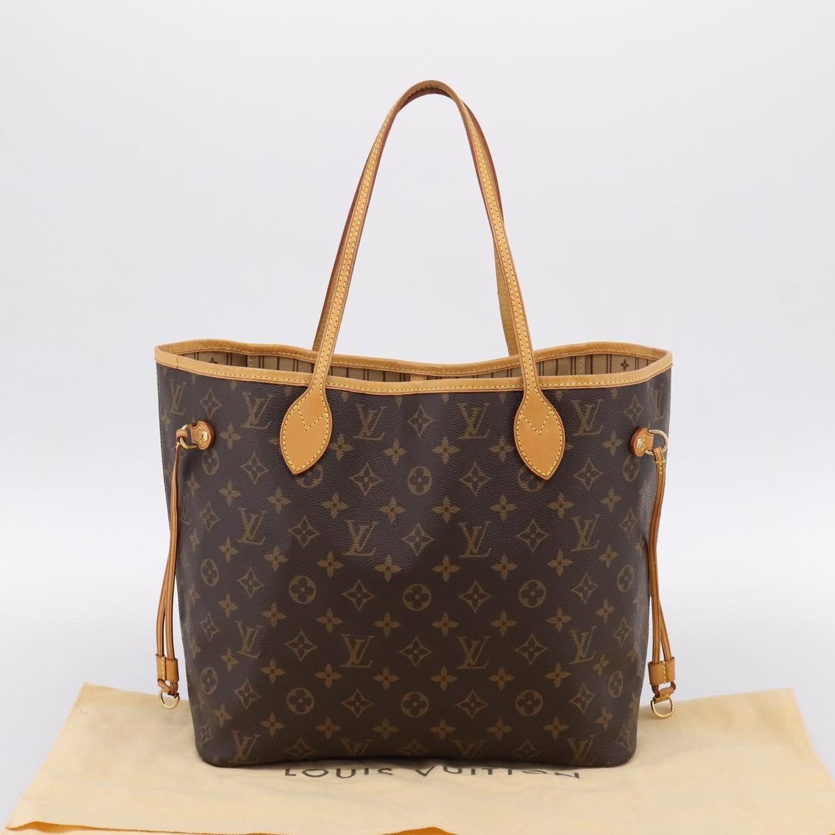 LOUIS VUITTON Monogram Neverfull MM Tote Bag M40156 LV Auth 203269V