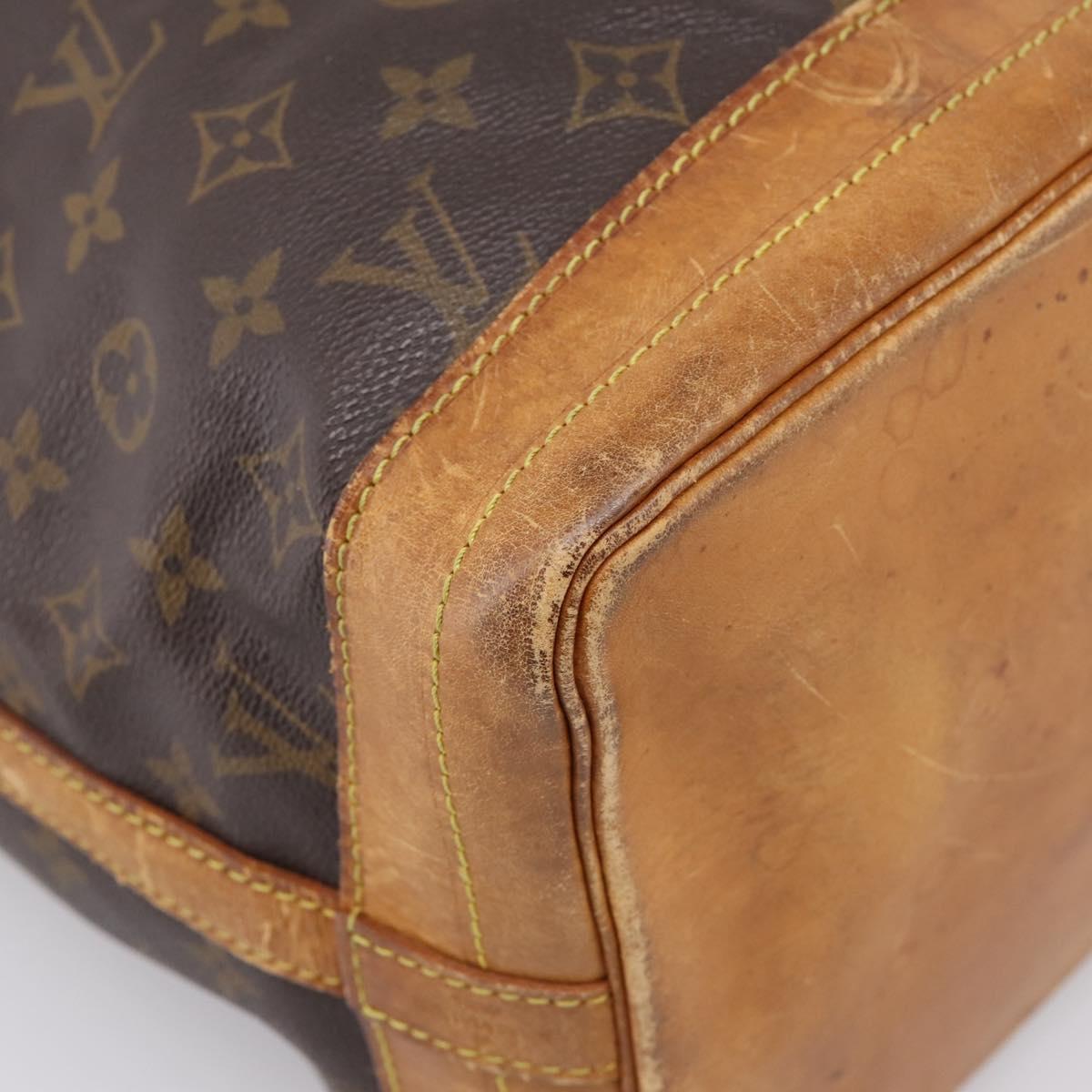 LOUIS VUITTON Monogram Noe Shoulder Bag M42224 LV Auth 203270