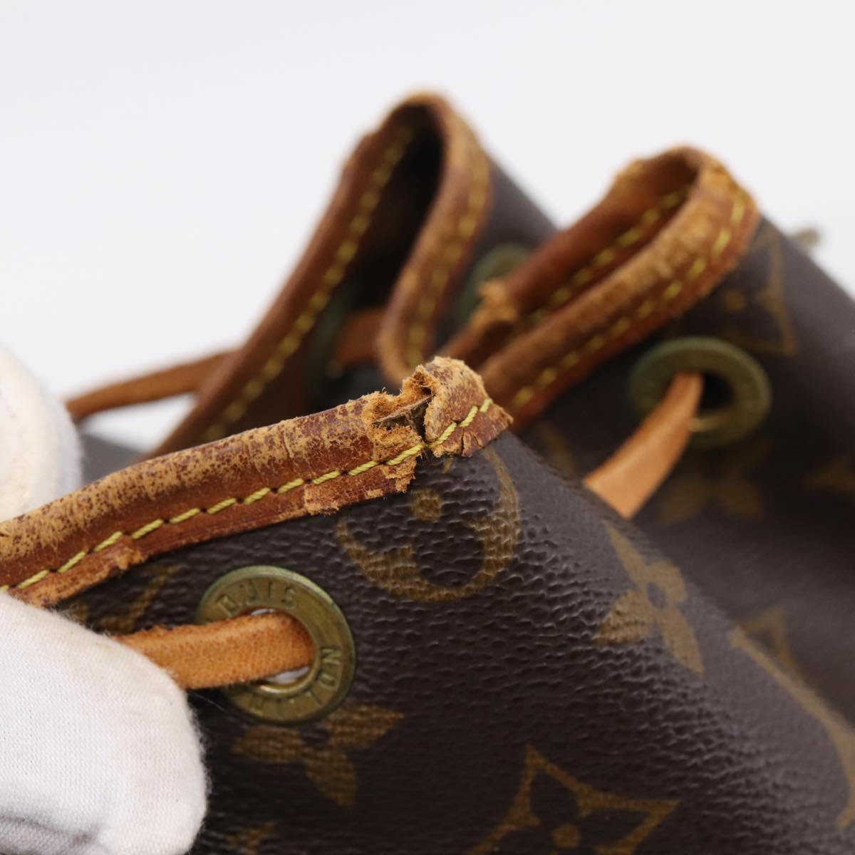 LOUIS VUITTON Monogram Noe Shoulder Bag M42224 LV Auth 203270