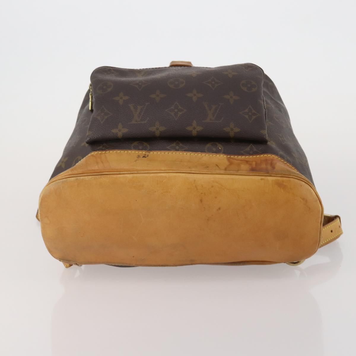 LOUIS VUITTON Monogram Montsouris GM Backpack M51135 LV Auth 203273