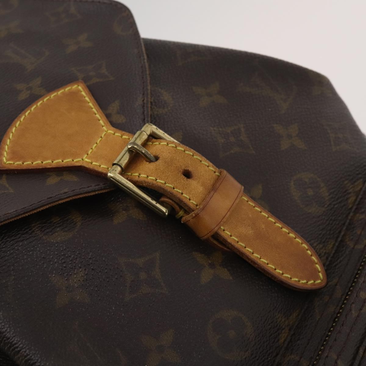 LOUIS VUITTON Monogram Montsouris GM Backpack M51135 LV Auth 203273