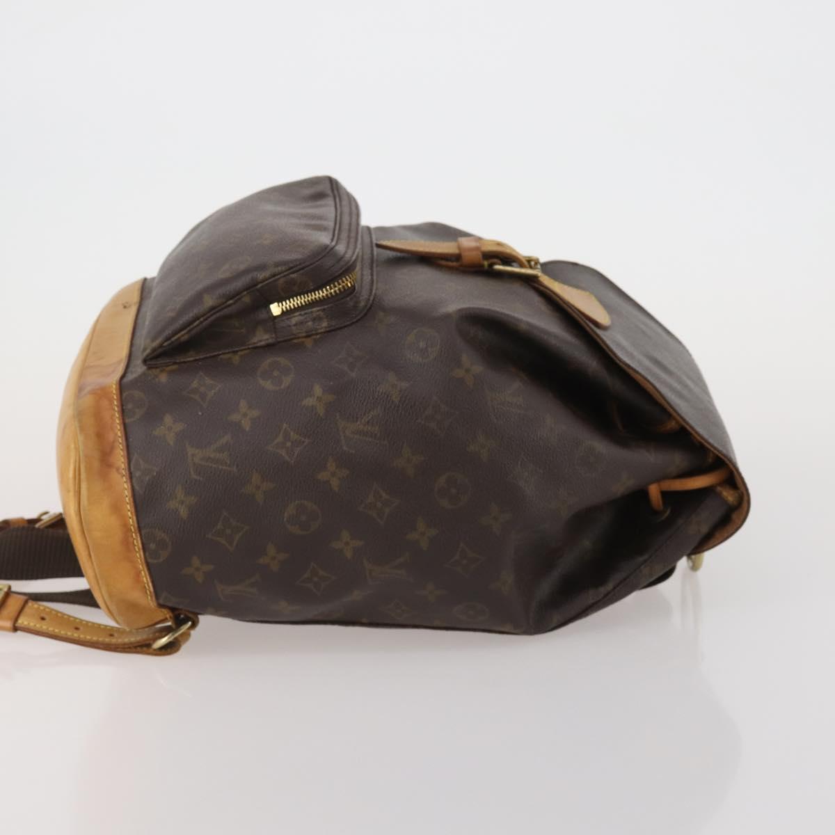 LOUIS VUITTON Monogram Montsouris GM Backpack M51135 LV Auth 203273