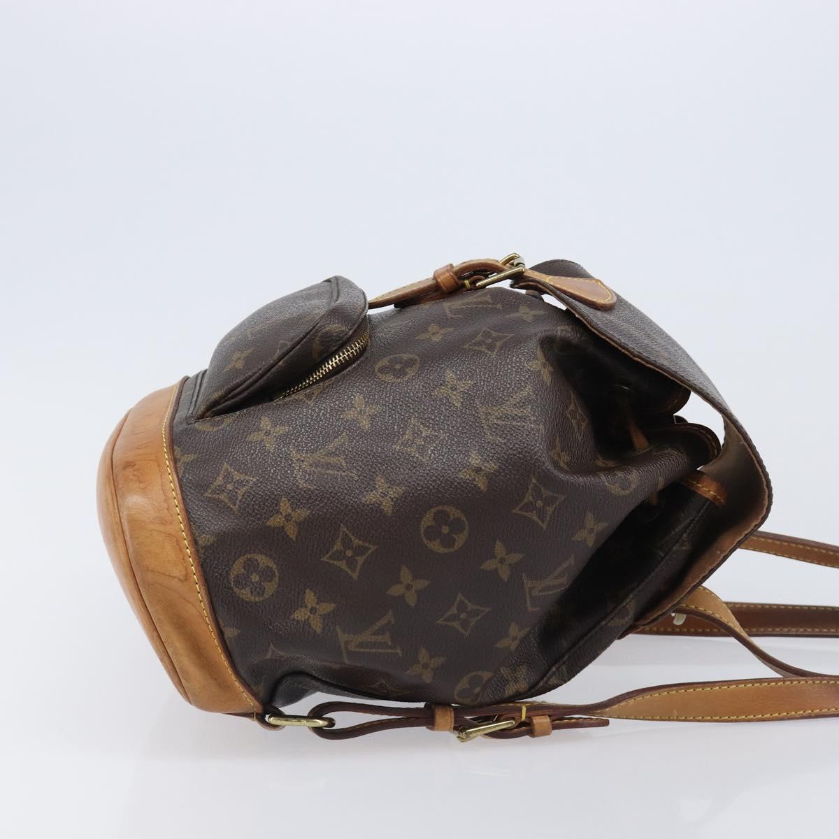 LOUIS VUITTON Monogram Montsouris MM Backpack M51136 LV Auth 203275