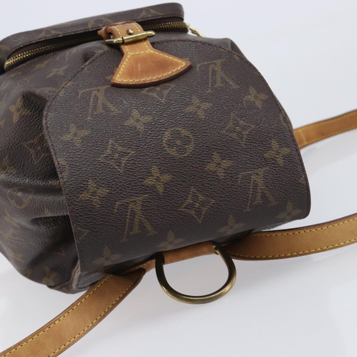 LOUIS VUITTON Monogram Montsouris MM Backpack M51136 LV Auth 203275