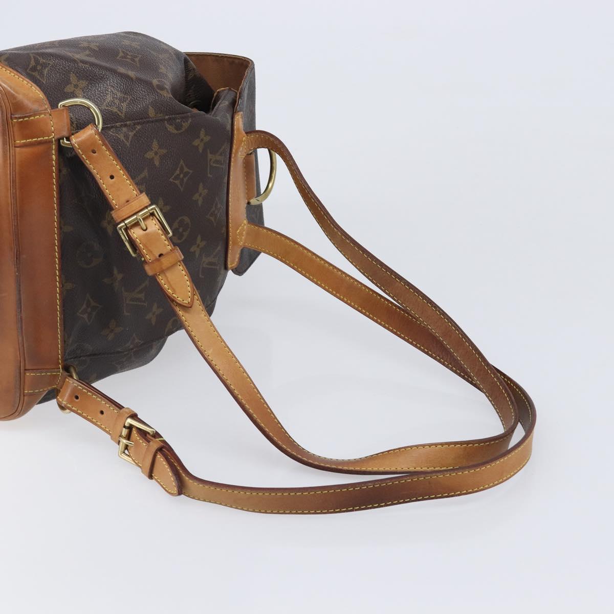LOUIS VUITTON Monogram Montsouris MM Backpack M51136 LV Auth 203275