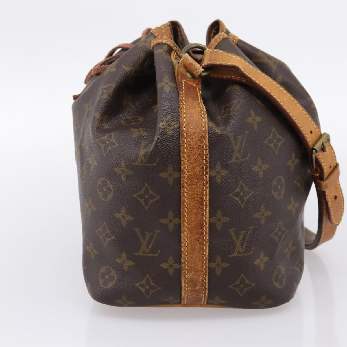 LOUIS VUITTON Monogram Petit Noe Shoulder Bag M42226 LV Auth 203276
