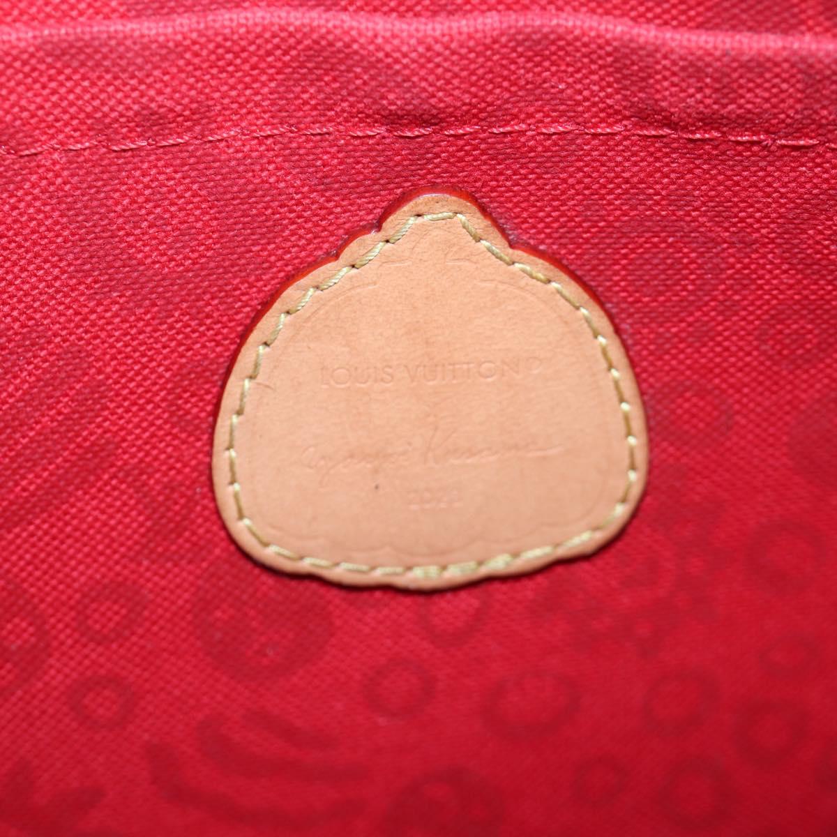 LOUIS VUITTON Yayoi Kusama Face Neverfull MM Tote Bag M46447 LV Auth 203277SAV