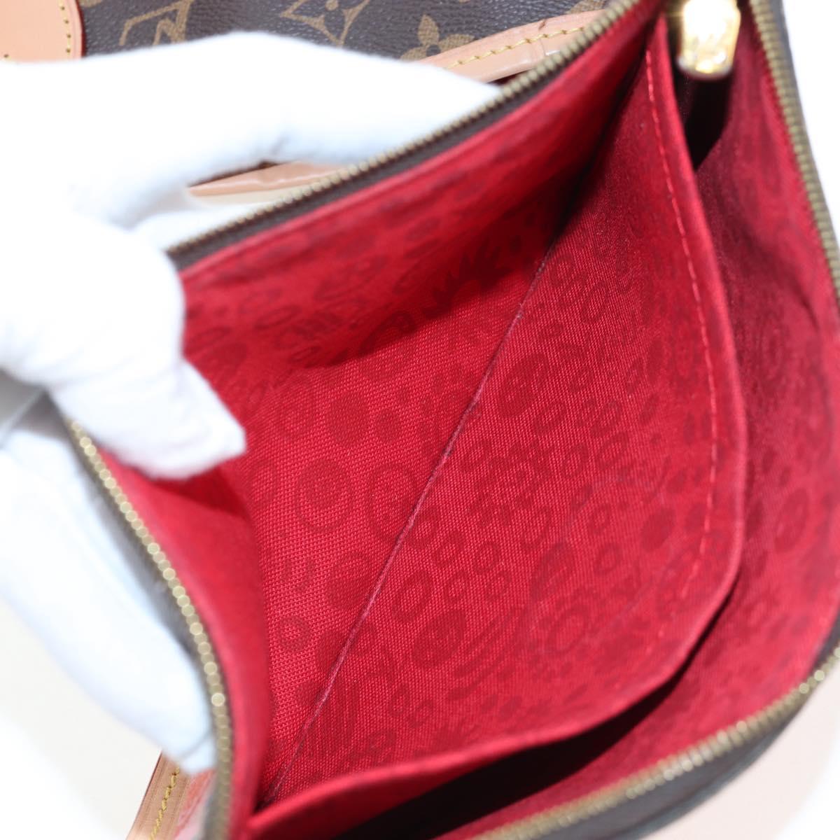 LOUIS VUITTON Yayoi Kusama Face Neverfull MM Tote Bag M46447 LV Auth 203277SAV