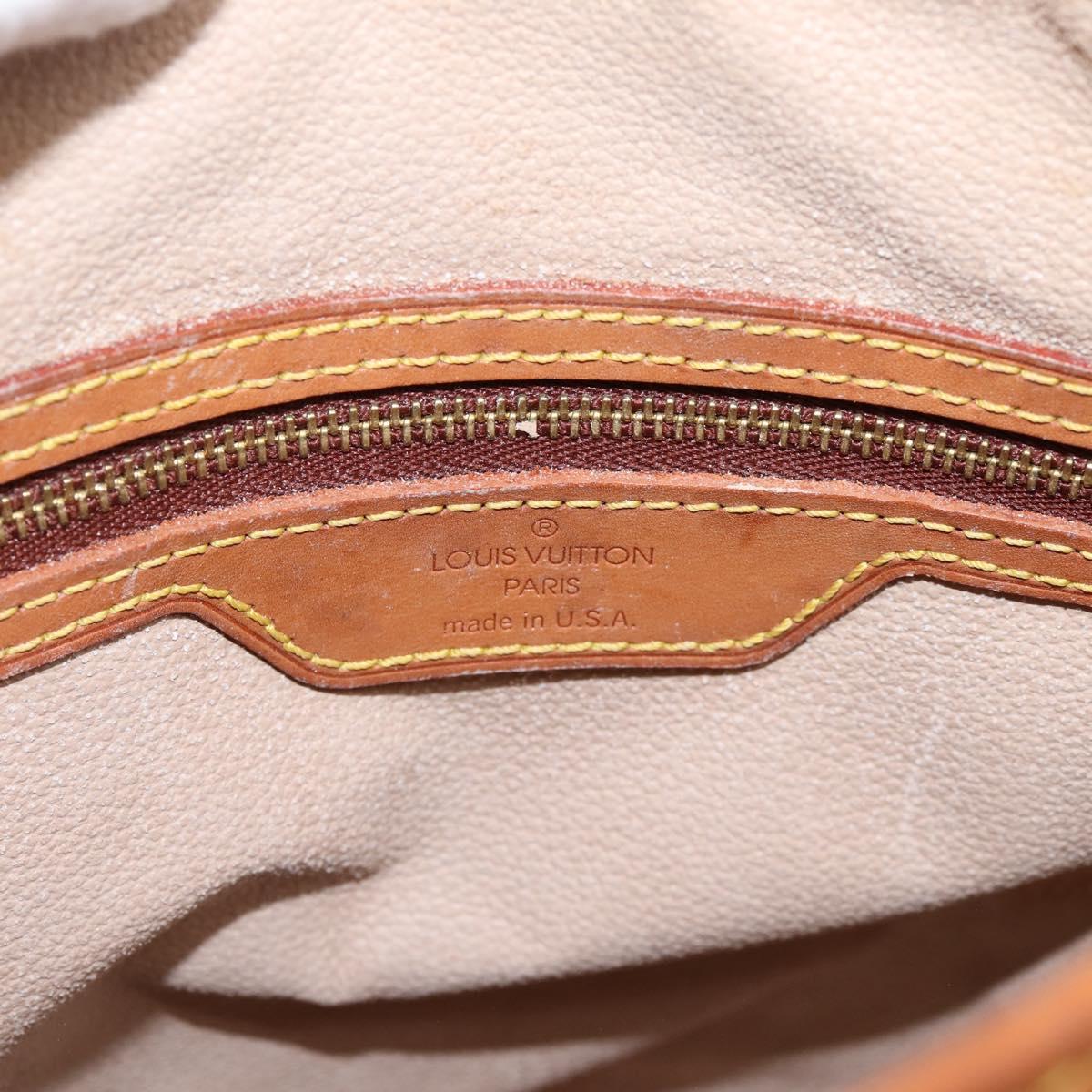 LOUIS VUITTON Monogram Bucket PM Shoulder Bag M42238 LV Auth 203278