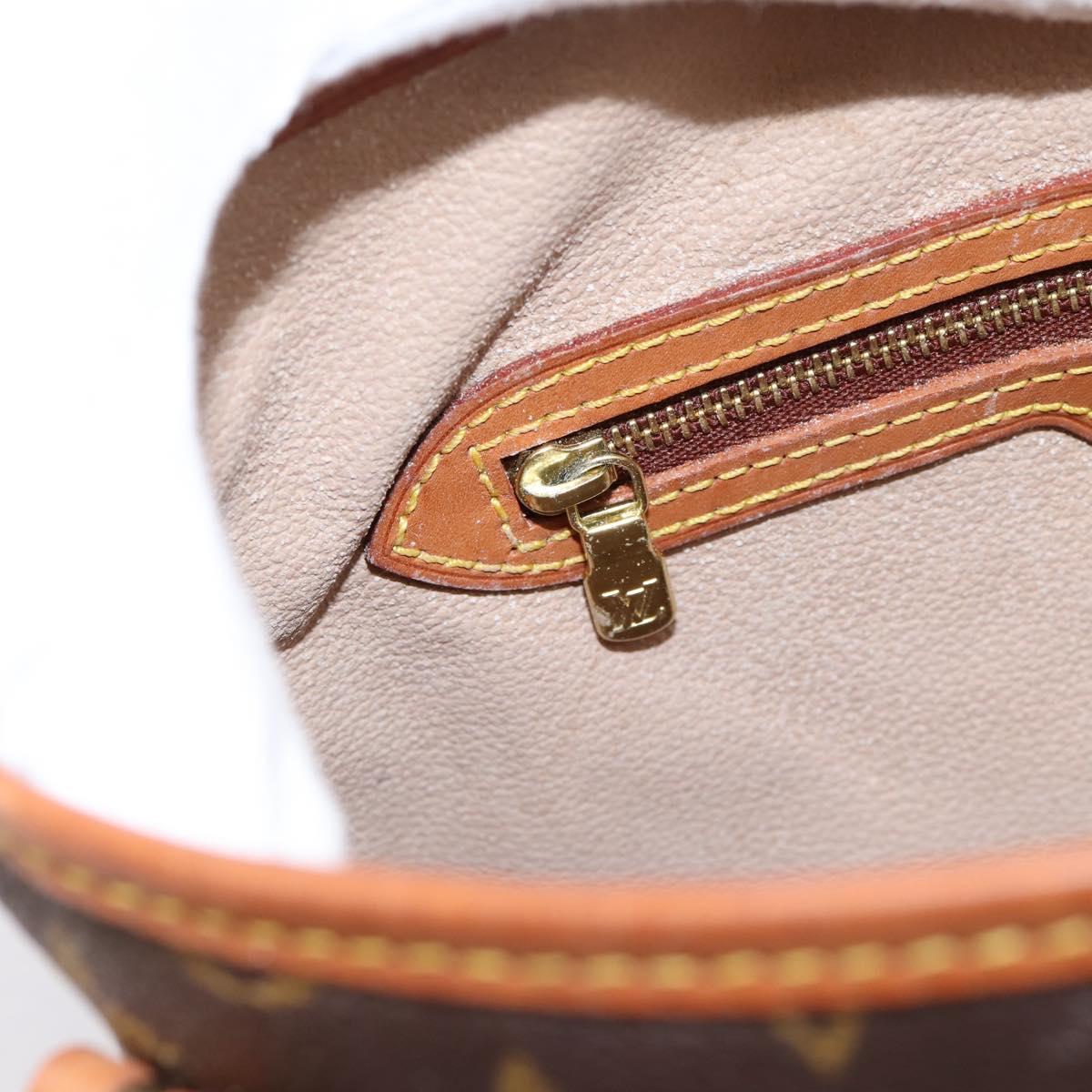 LOUIS VUITTON Monogram Bucket PM Shoulder Bag M42238 LV Auth 203278