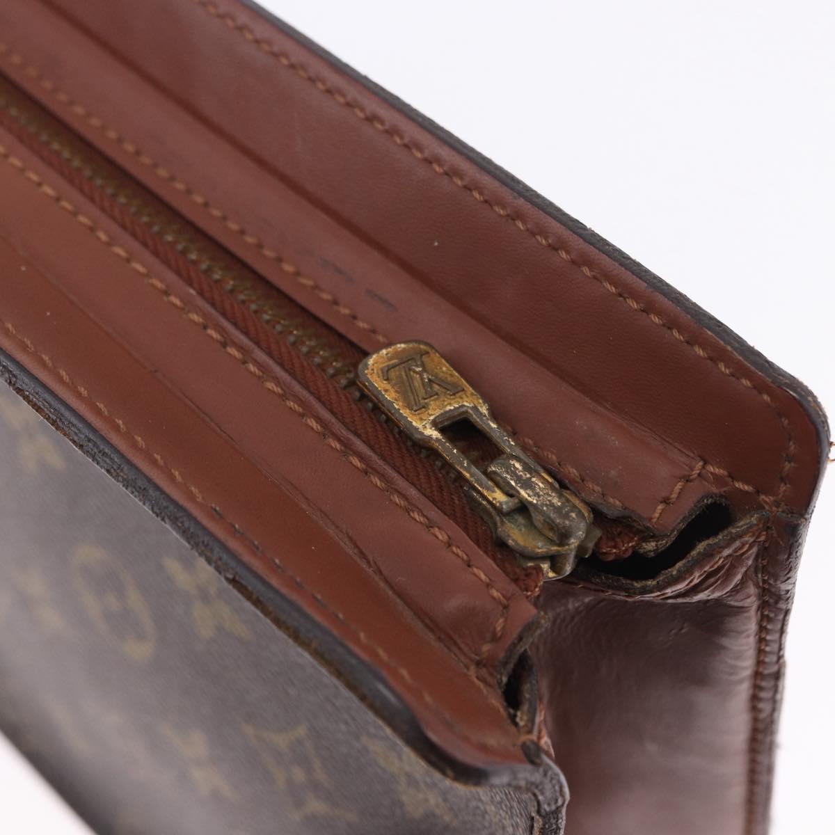 LOUIS VUITTON Monogram Pochette Homme Clutch Bag M51795 LV Auth 203279