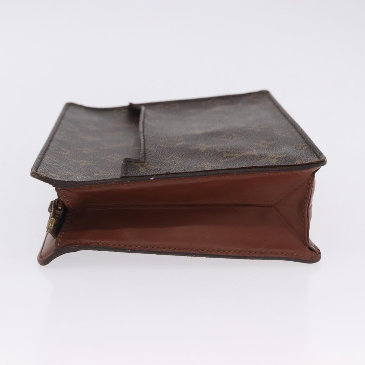 LOUIS VUITTON Monogram Pochette Homme Clutch Bag M51795 LV Auth 203279